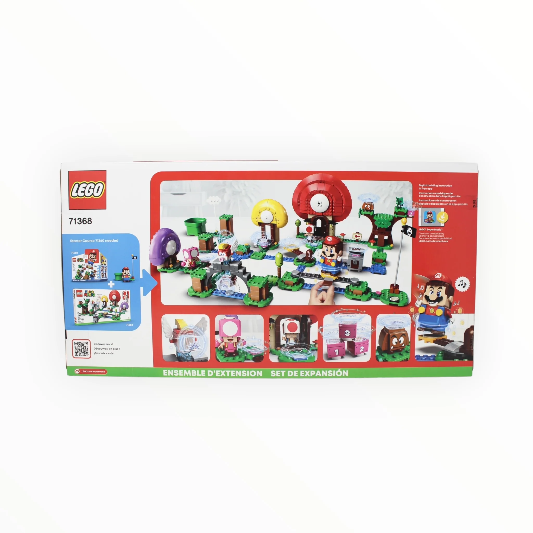 Retired Set 71368 Super Mario Toads Treasure Hunt Expansion Set - Image 2