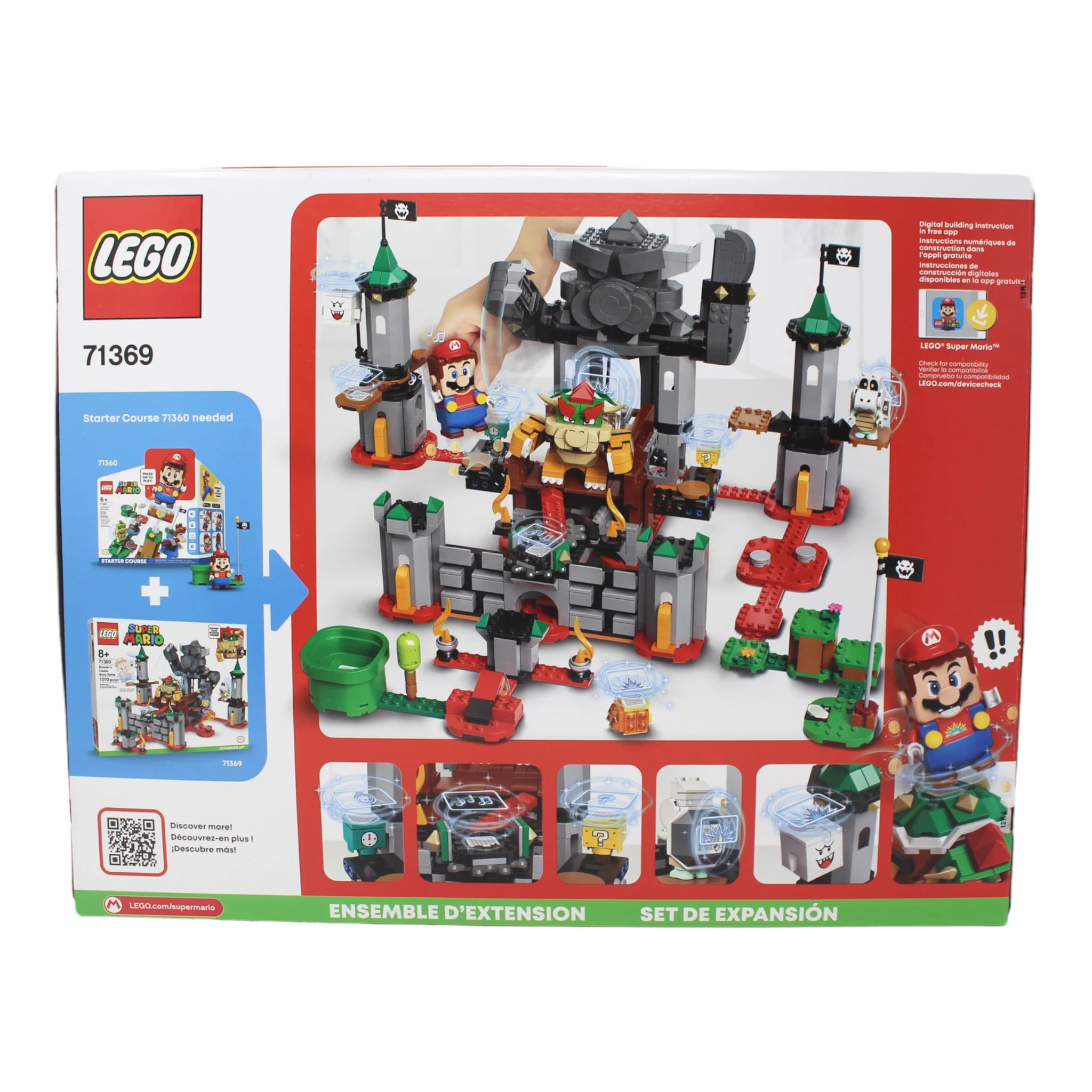 Retired Set 71369 Super Mario Bowser’s Castle Boss Battle Expansion Set - Image 2