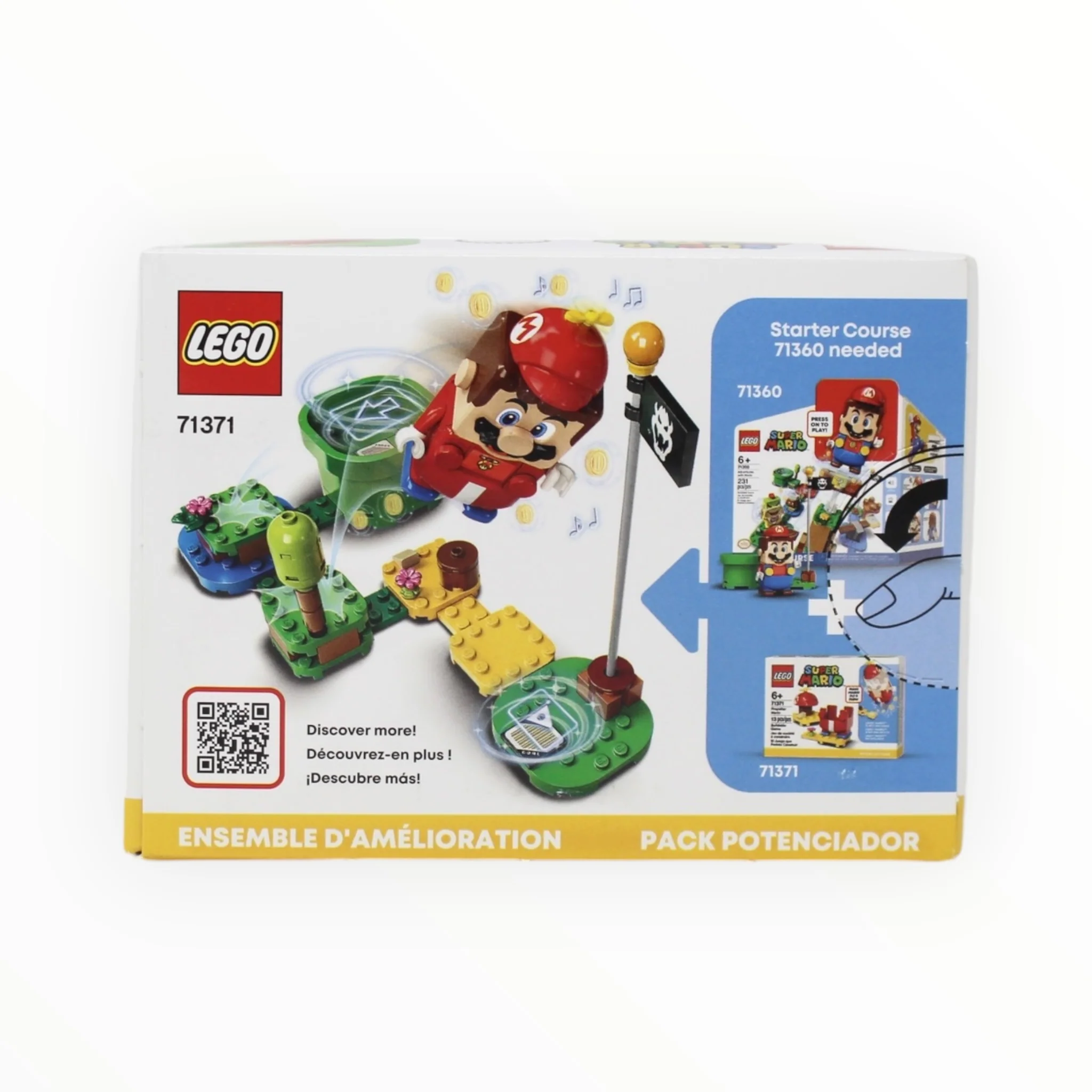 Retired Set 71371 Super Mario Propeller Mario Power-Up Pack - Image 2