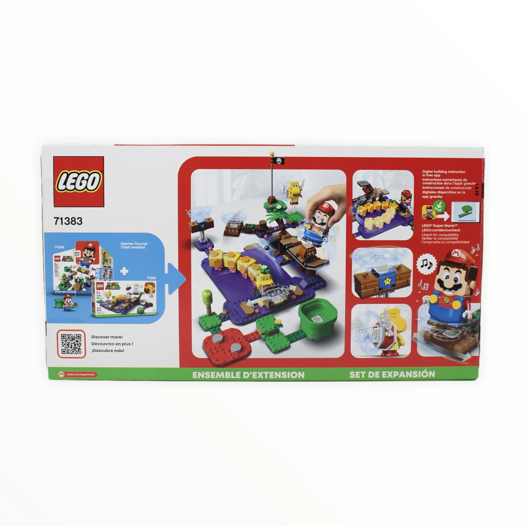 Retired Set 71383 Super Mario Wiggler’s Poison Swamp Expansion Set - Image 2
