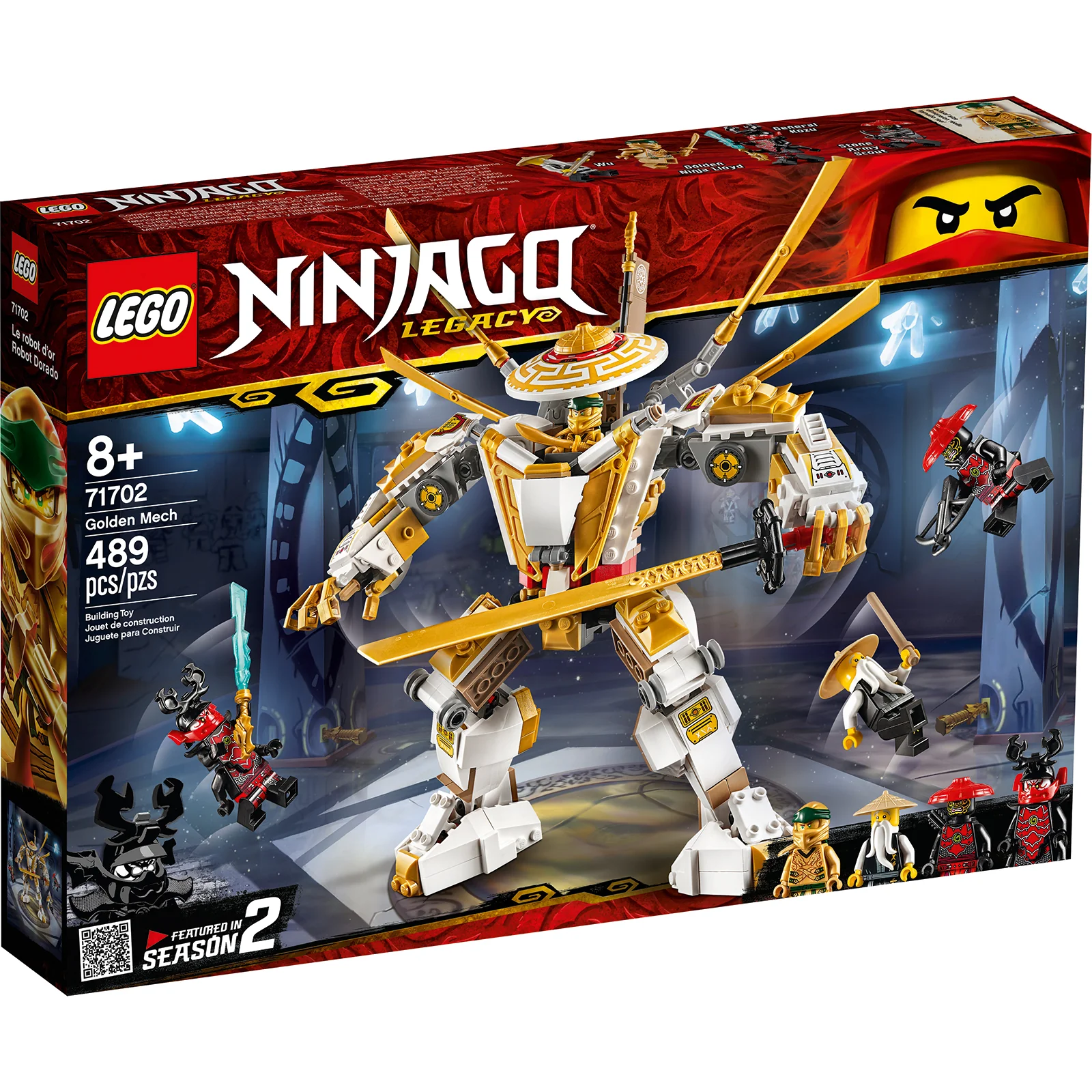 Retired Set 71702 Ninjago Golden Mech - Image 2