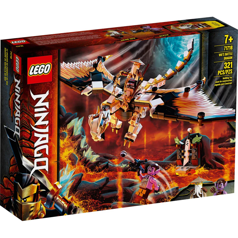 Retired Set 71718 Ninjago Wus Battle Dragon - Image 2