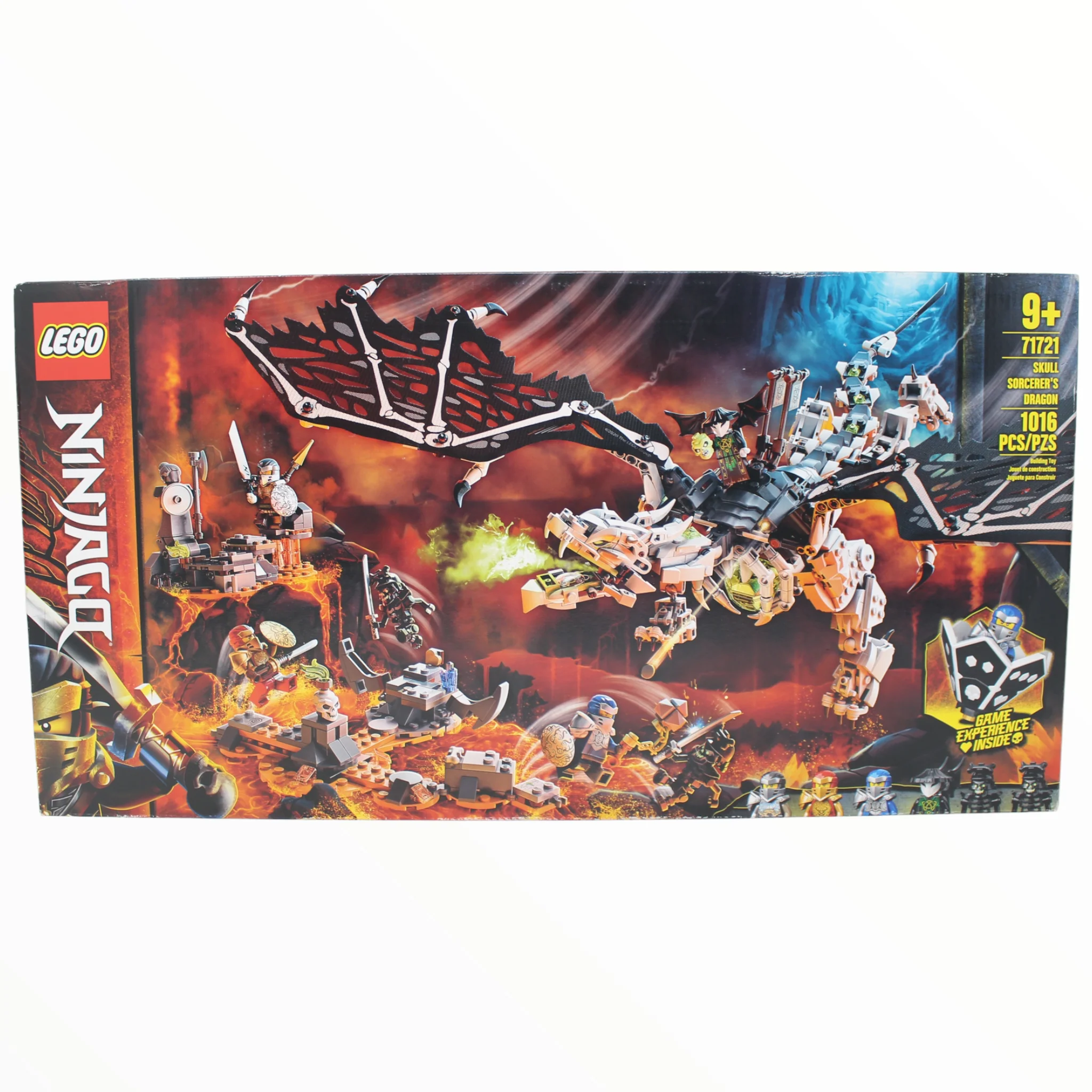 Retired Set 71721 Ninjago Skull Sorcerer's Dragon