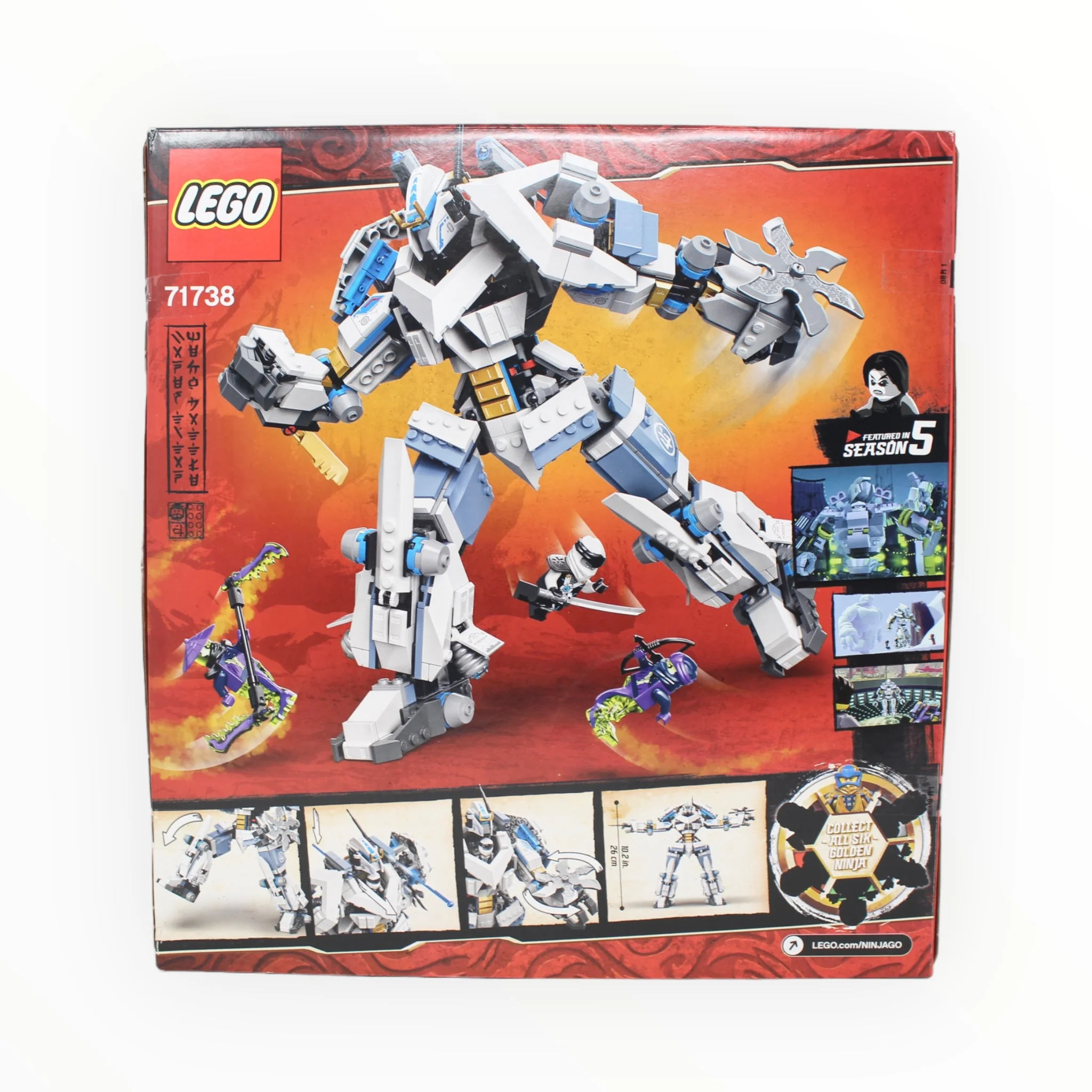 Retired Set 71738 Ninjago Zane’s Titan Mech Battle - Image 2