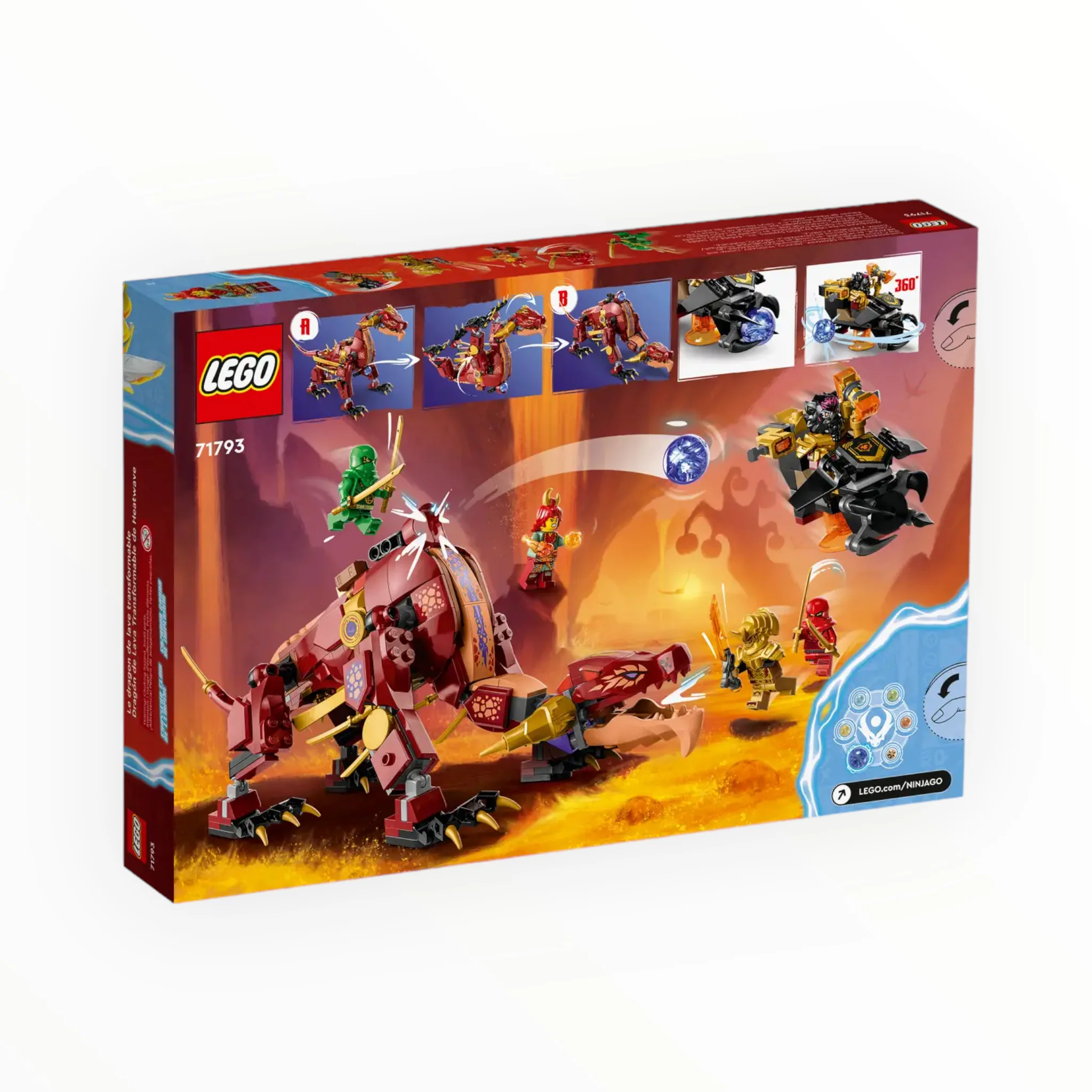 71793 Ninjago Heatwave Transforming Lava Dragon - Image 3