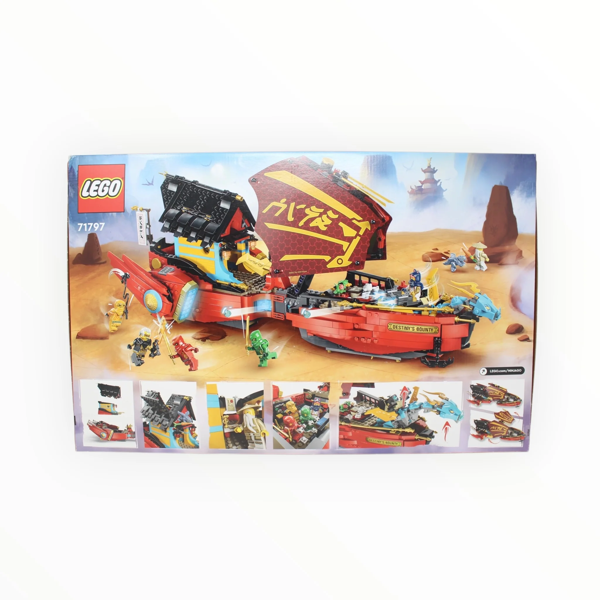 Retired Set 71797 Ninjago Destiny’s Bounty - race against time - Image 2