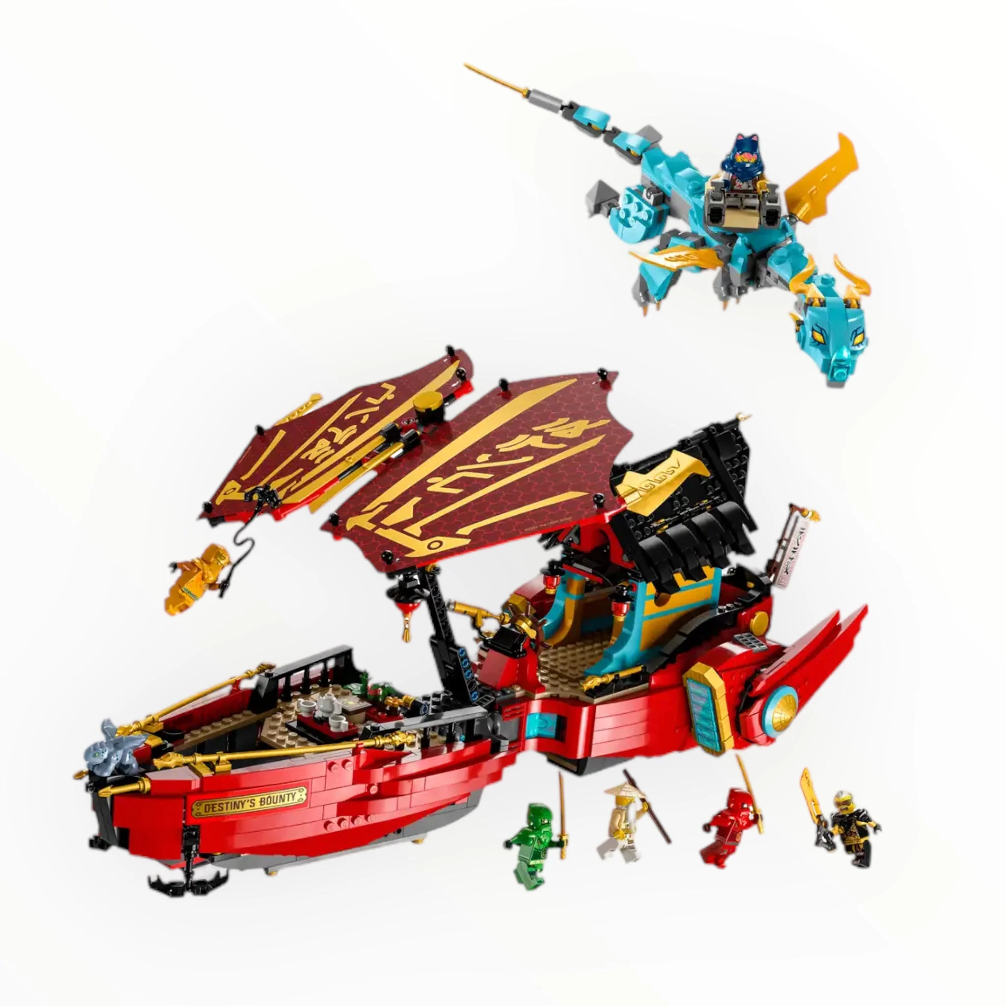 Retired Set 71797 Ninjago Destiny’s Bounty - race against time - Image 3