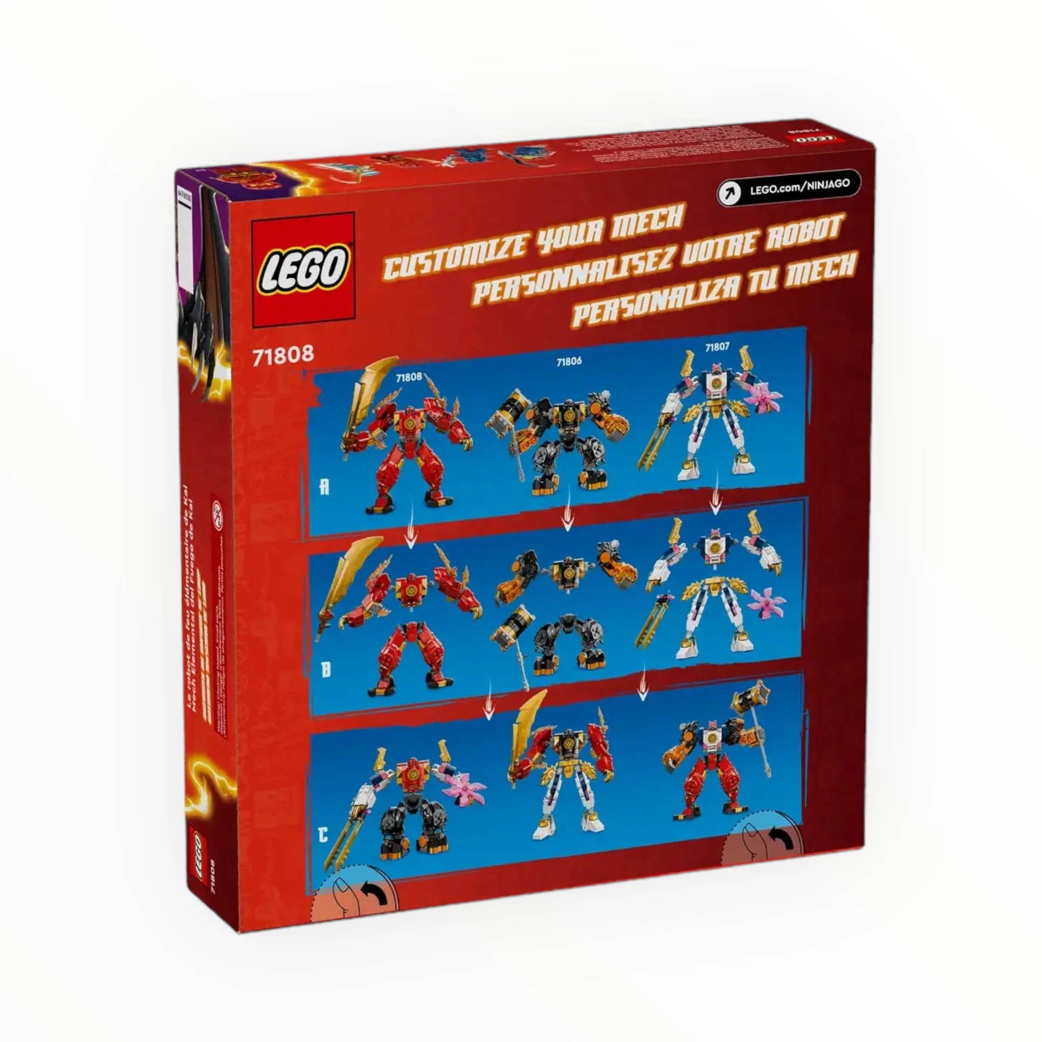 71808 Ninjago Kai’s Elemental Fire Mech - Image 2
