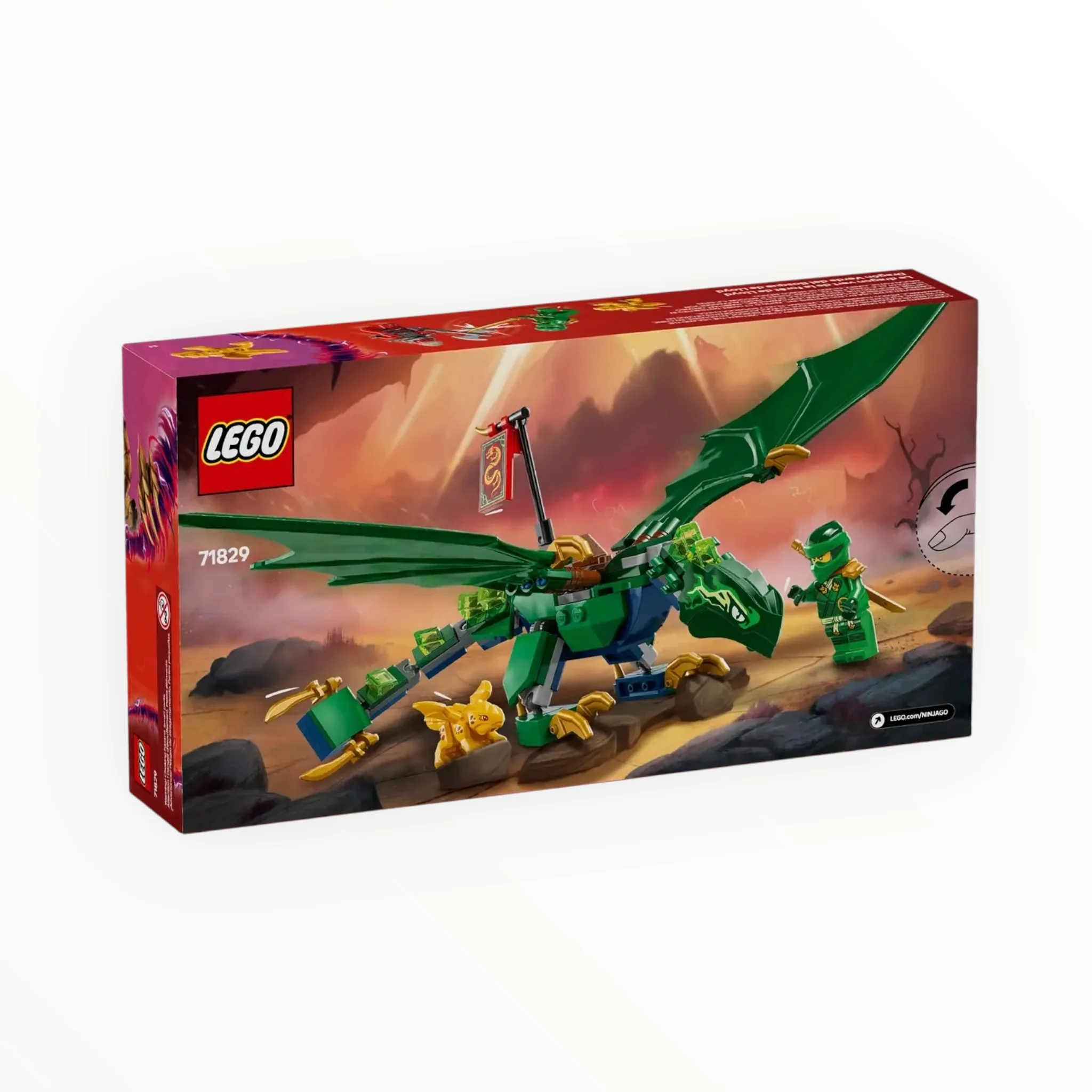71829 Ninjago Lloyd’s Green Forest Dragon - Image 3