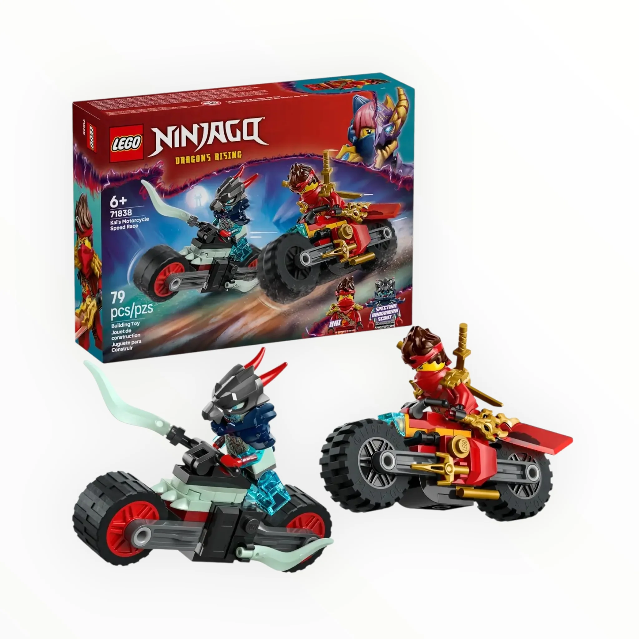 71838 Ninjago Kaiās Motorcycle Speed Race