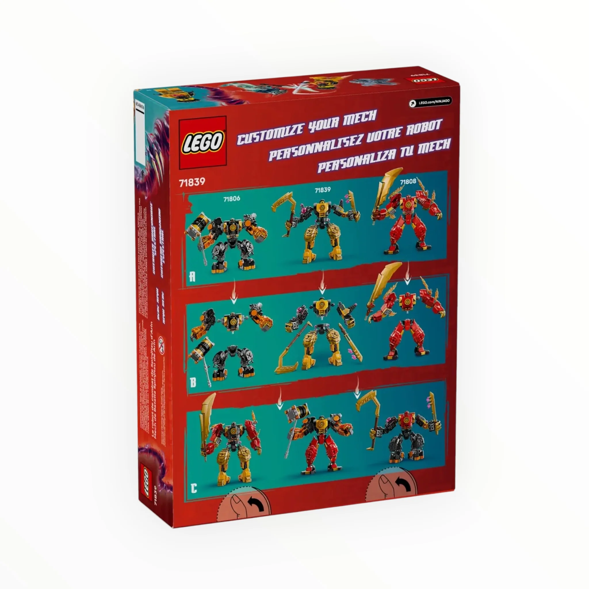 71839 Ninjago Arin’s Spinjitzu Battle Mech - Image 3