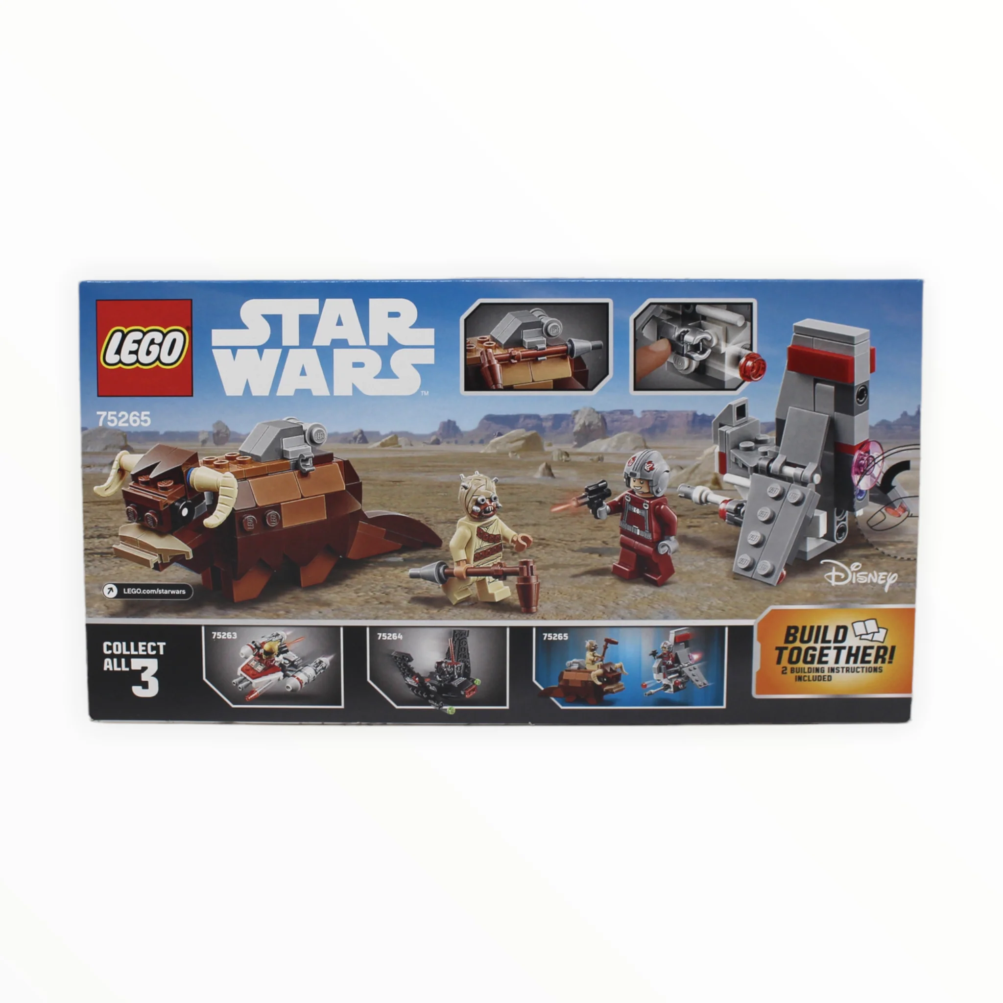 Retired Set 75265 Star Wars T-16 Skyhopper vs Bantha Microfighter - Image 2