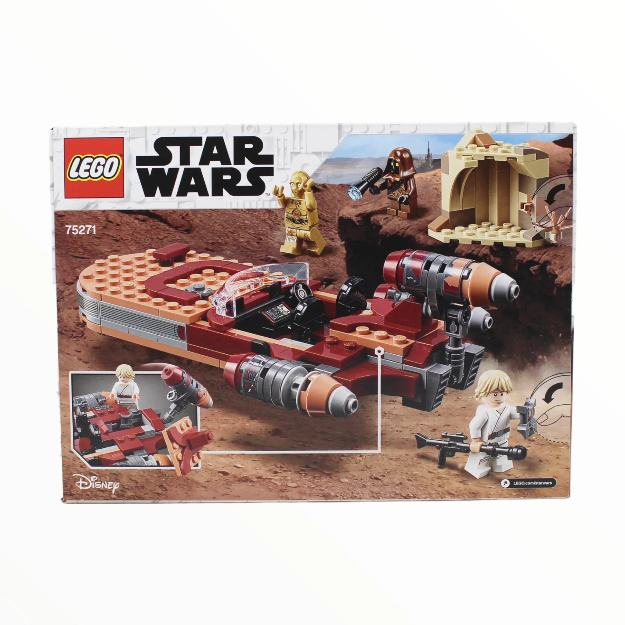 Retired Set 75271 Star Wars Luke Skywalker’s Landspeeder - Image 2