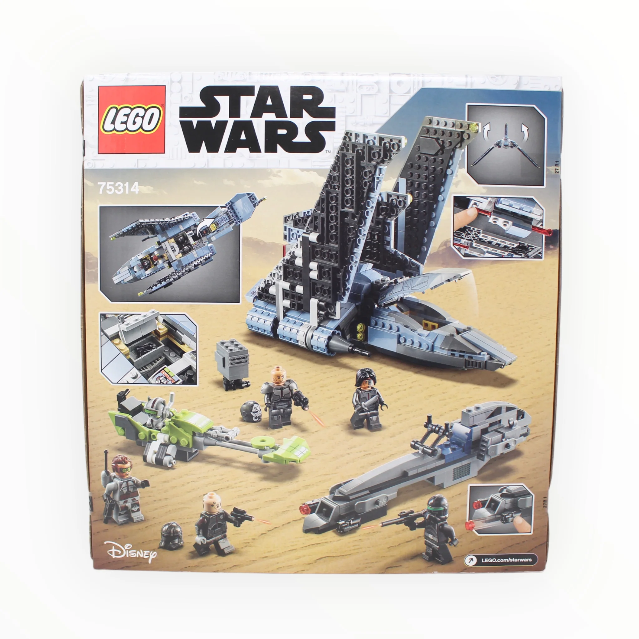 Retired Set 75314 Star Wars The Bad Batch Attack Shuttle - Image 2