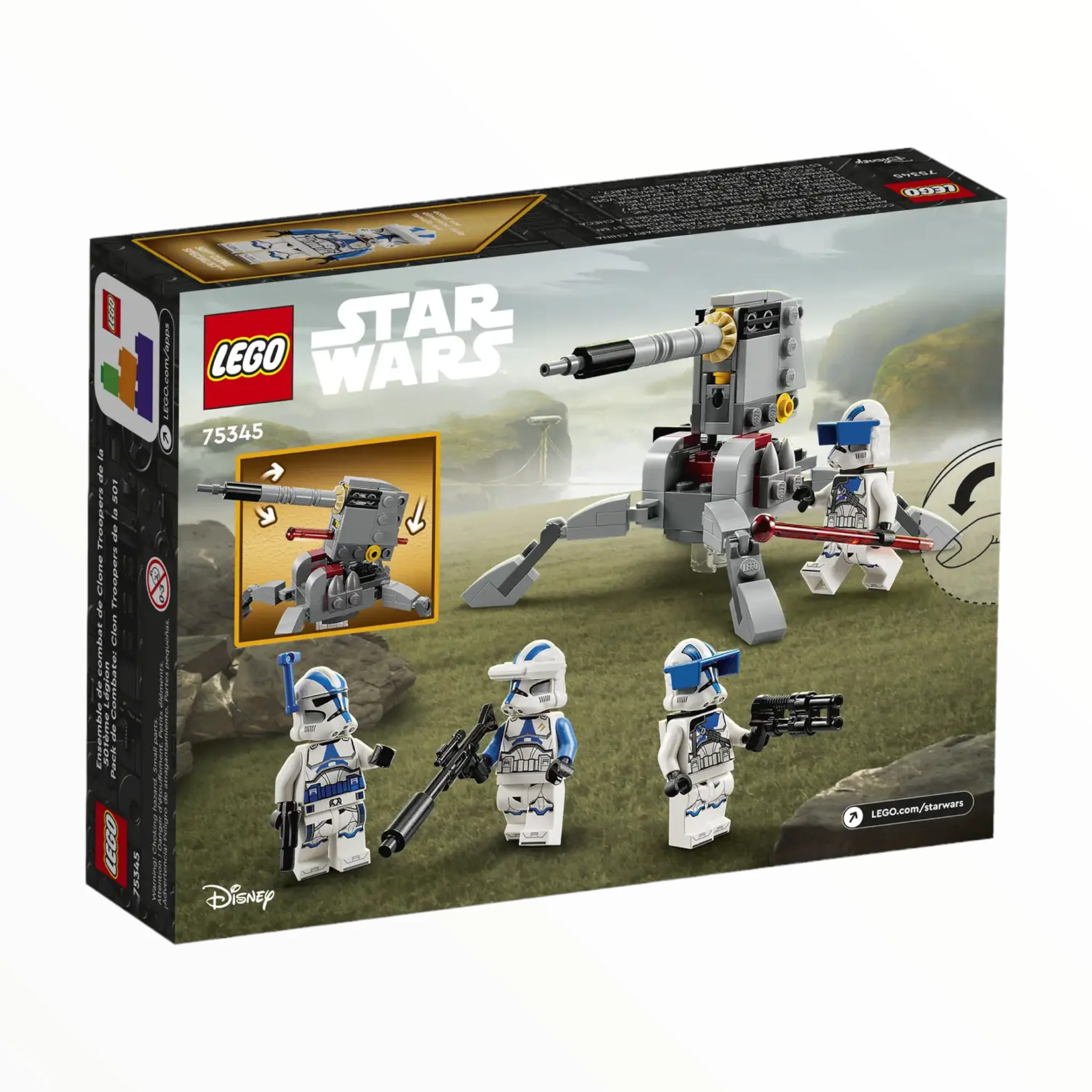 75345 Star Wars 501st Clone Troopers Battle Pack - Image 3