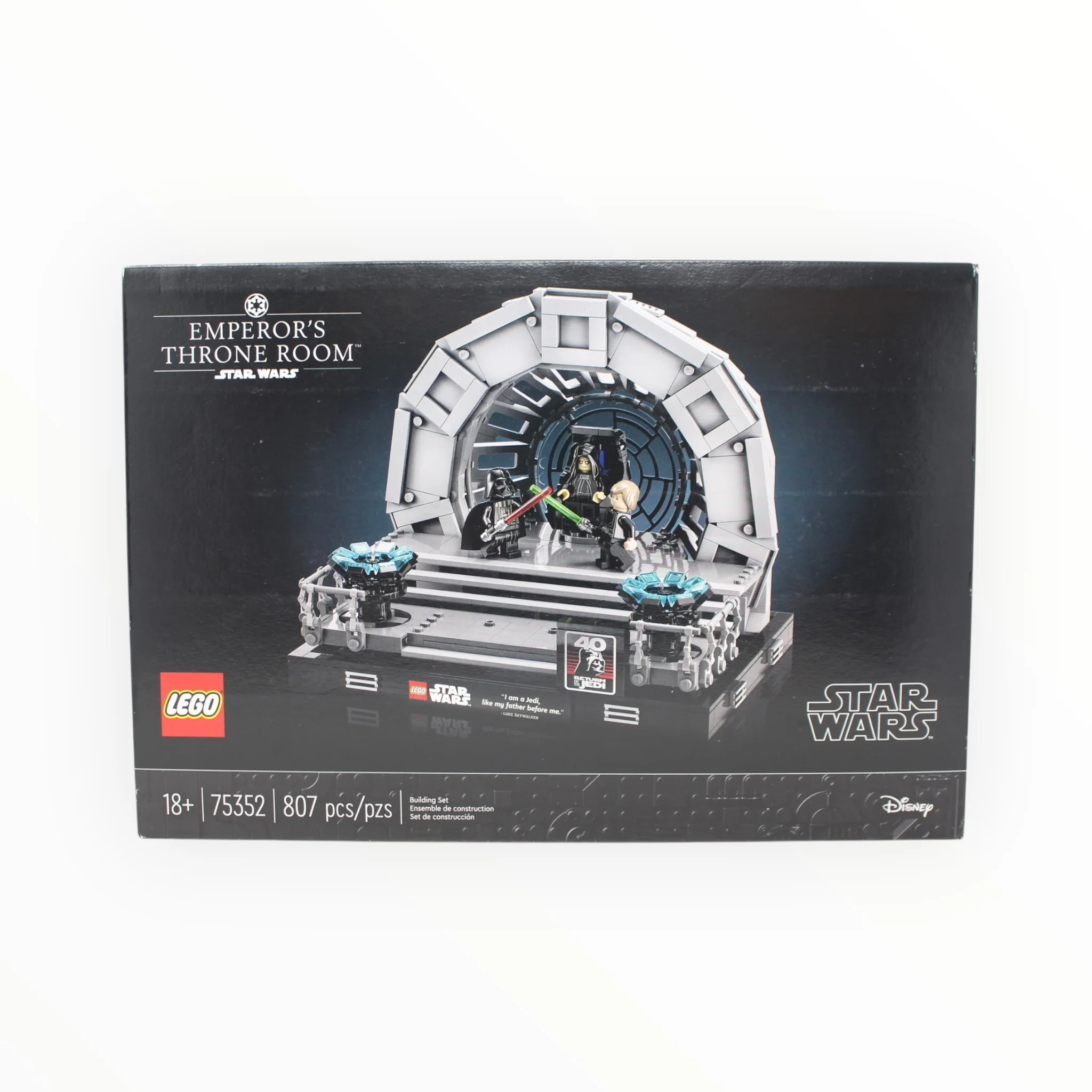 Retired Set 75352 Star Wars Emperor’s Throne Room Diorama