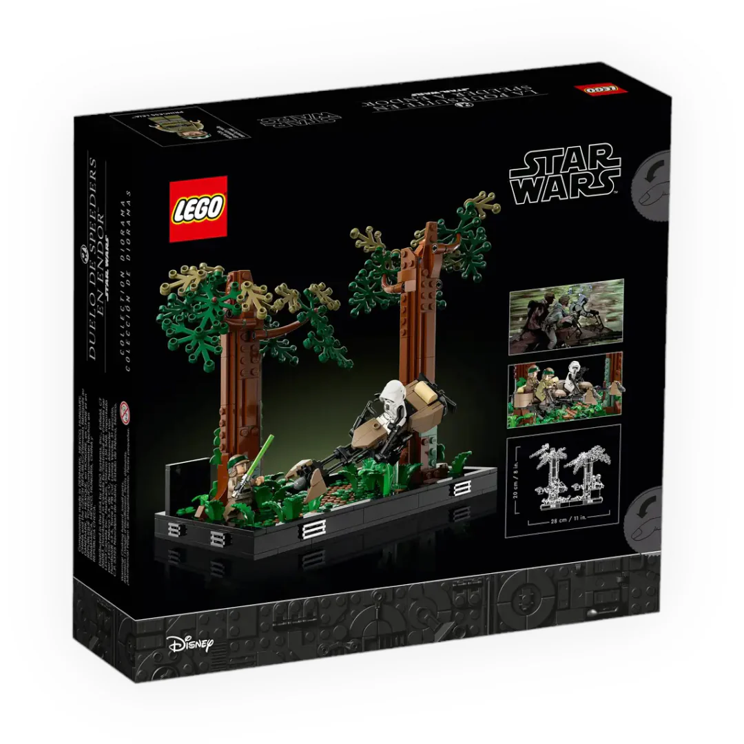 75353 Star Wars Endor Speeder Chase Diorama - Image 3