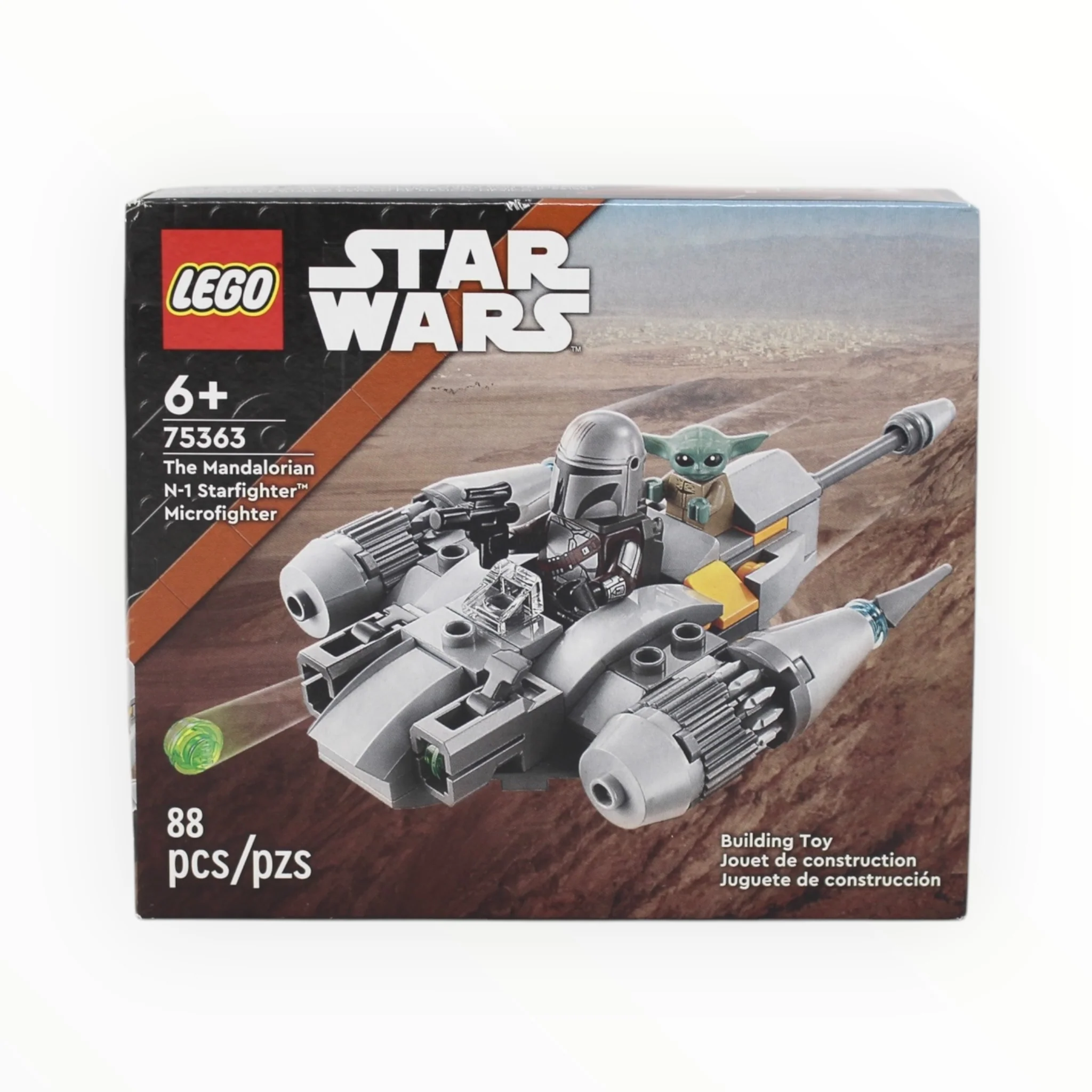 75363 Star Wars The Mandalorian N-1 Starfighter Microfighter (damaged box)