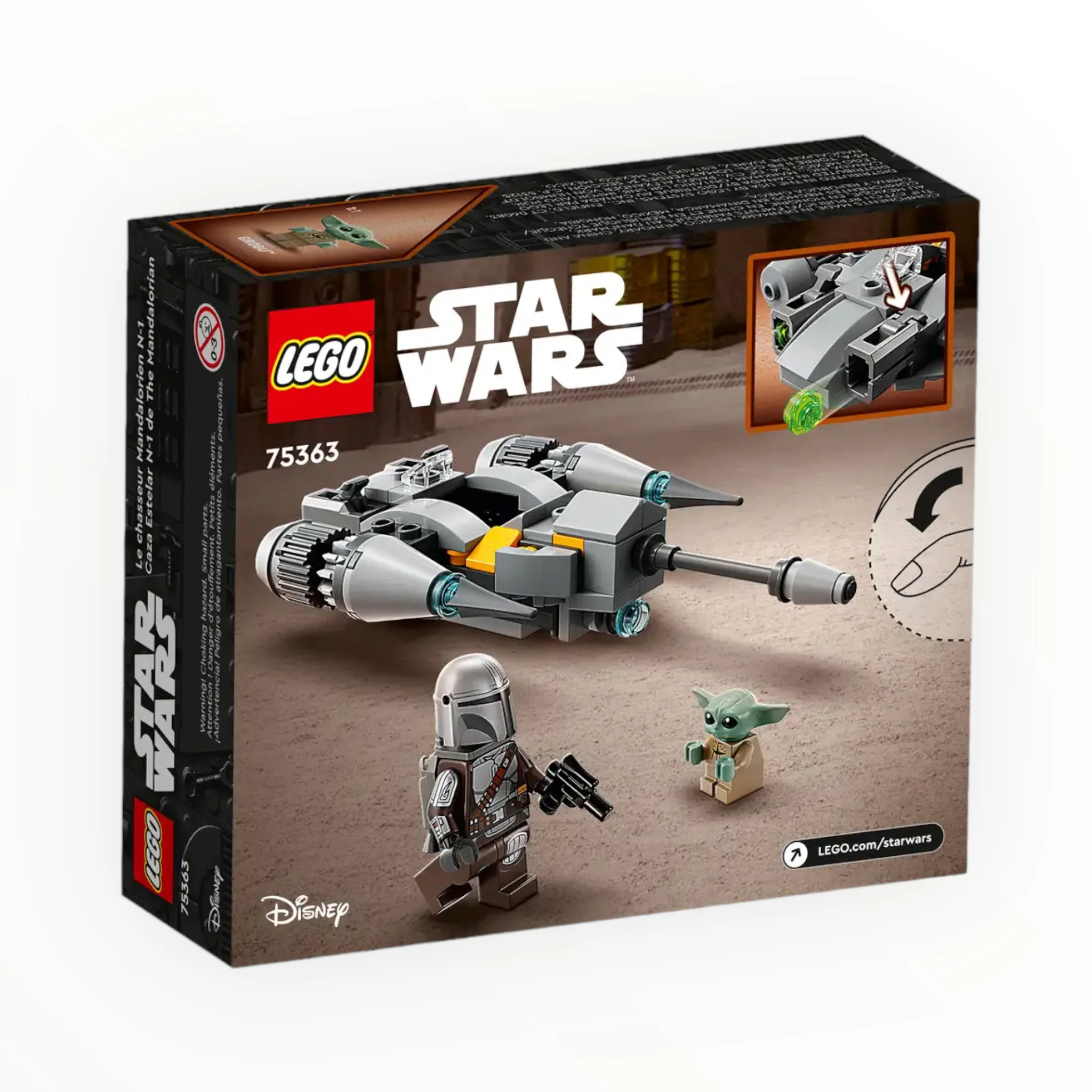 75363 Star Wars The Mandalorian N-1 Starfighter Microfighter - Image 3