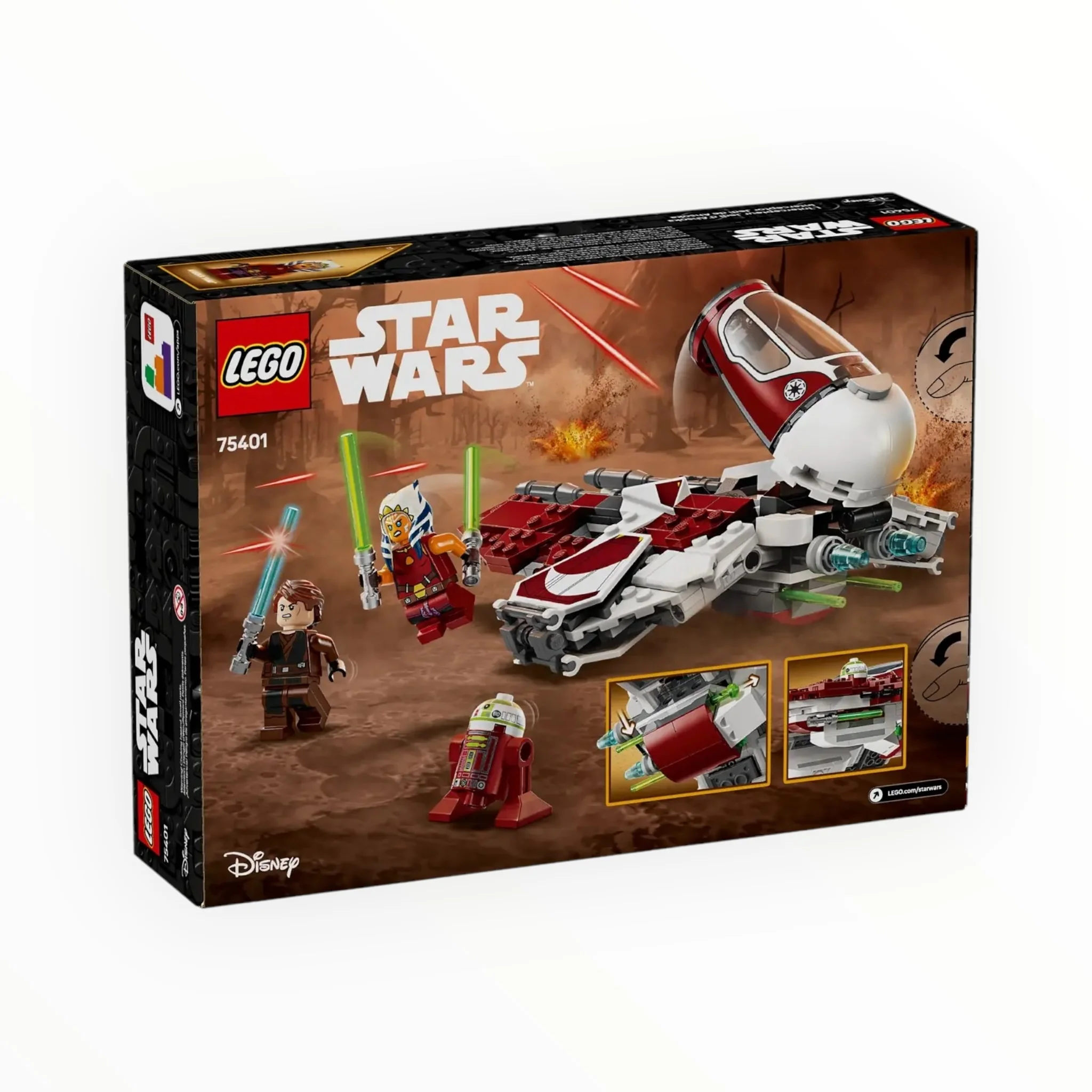 75401 Star Wars Ahsoka’s Jedi Interceptor - Image 3