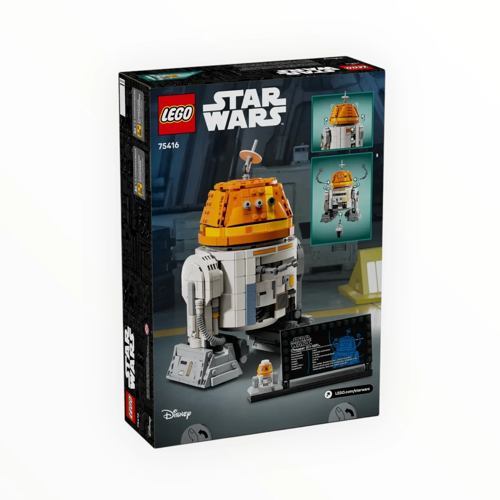 75416 Star Wars Chopper (C1-10P) Astromech Droid - Image 3