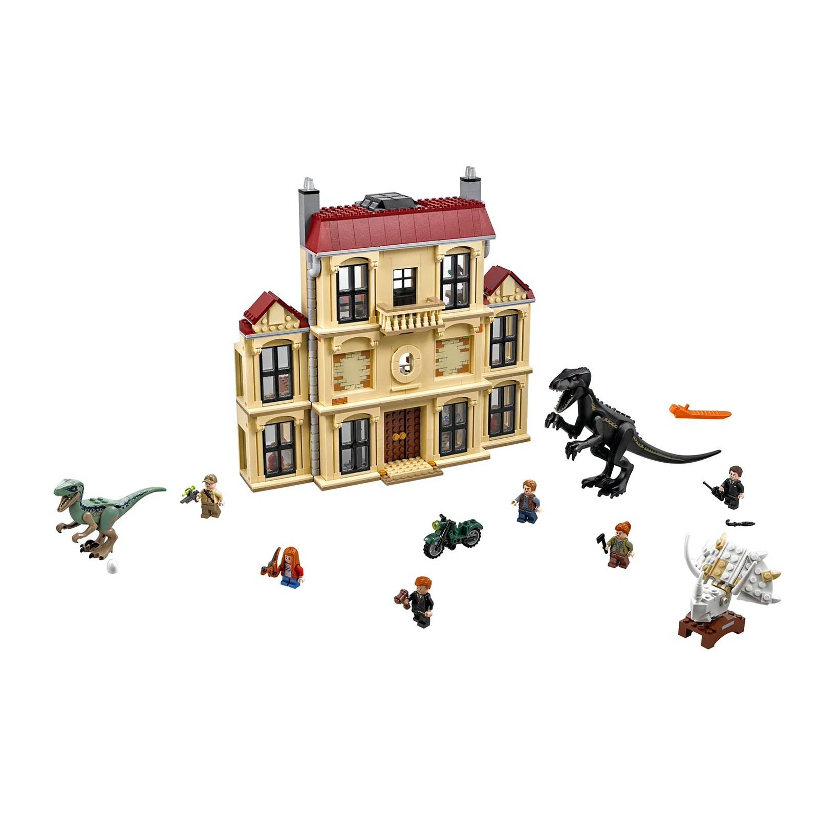 Retired Set 75930 Jurassic World Indoraptor Rampage at Lockwood Estate - Image 2