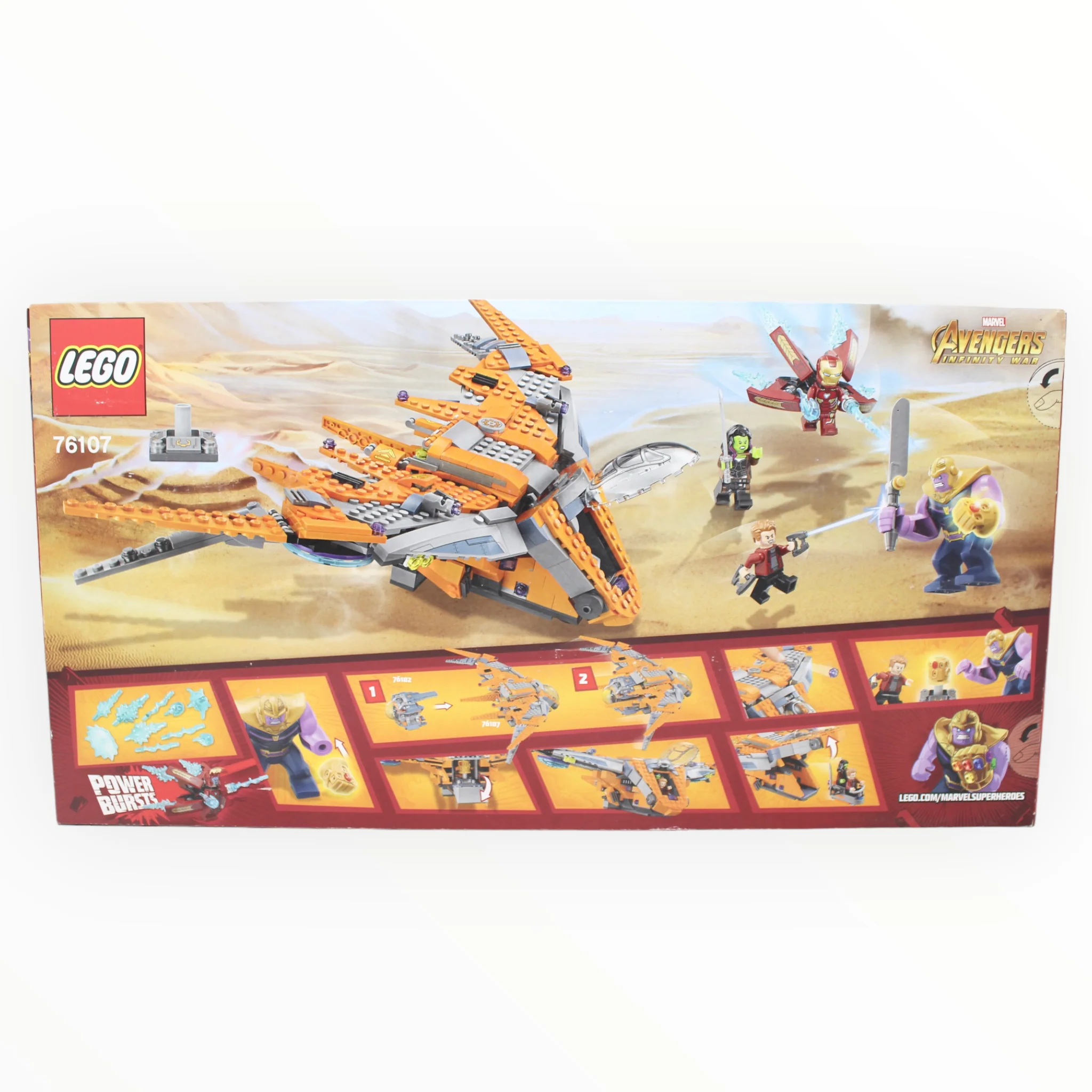 Retired Set 76107 Marvel Super Heroes Thanos: Ultimate Battle - Image 2