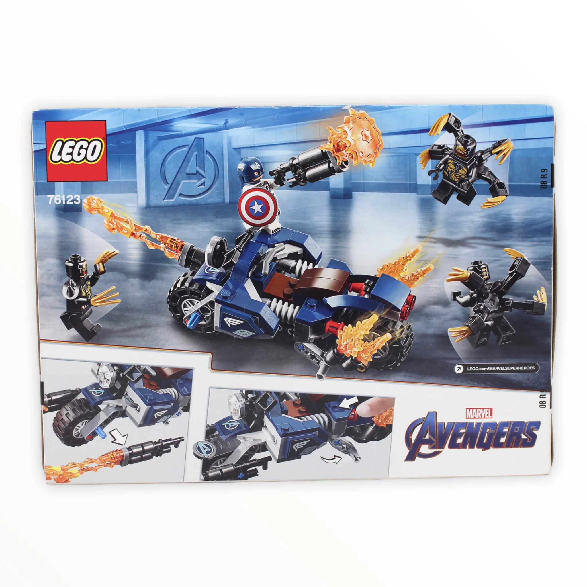 Retired Set 76123 Marvel Avengers Captain America: Outriders Attack - Image 2