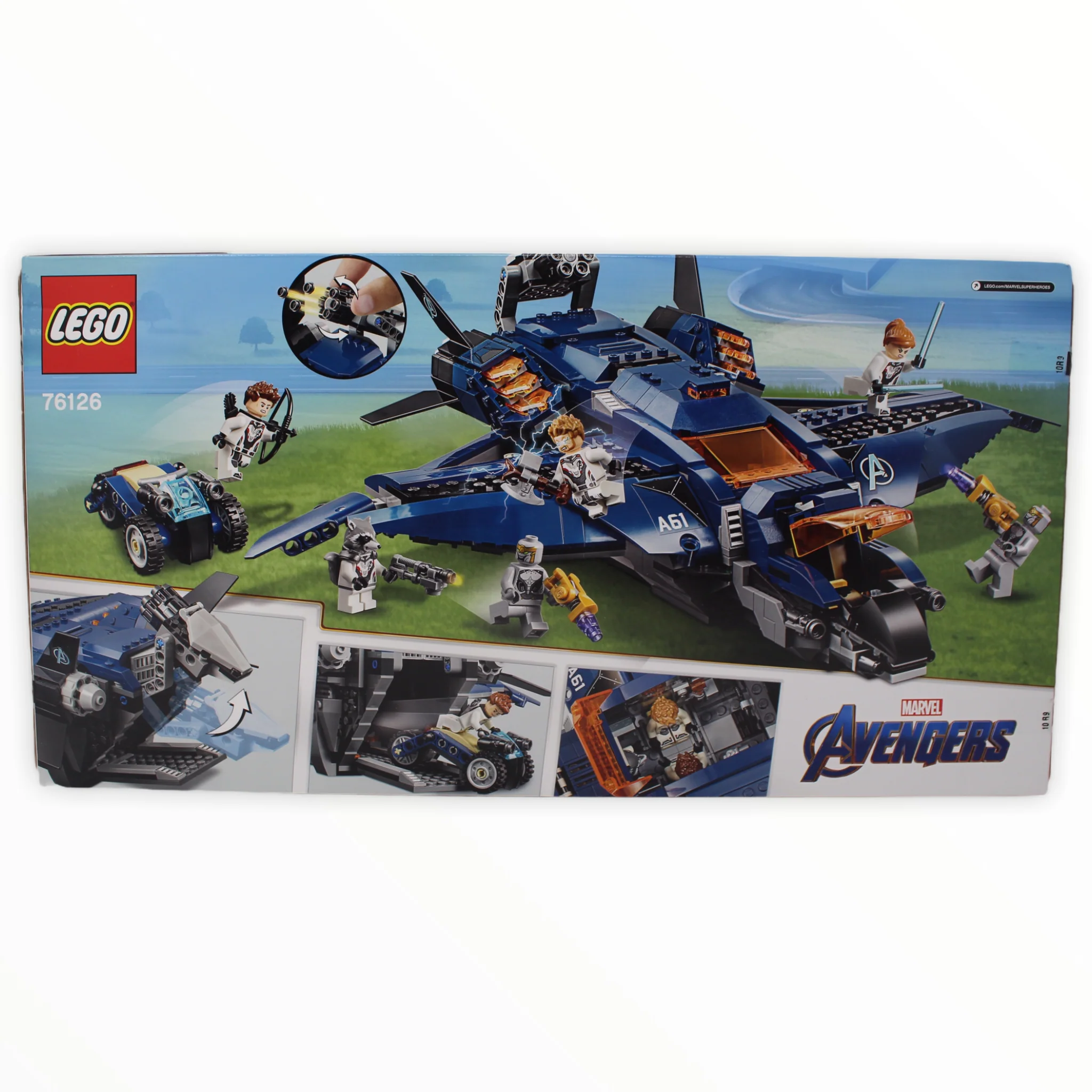 Retired Set 76126 Marvel Avengers Ultimate Quinjet - Image 2