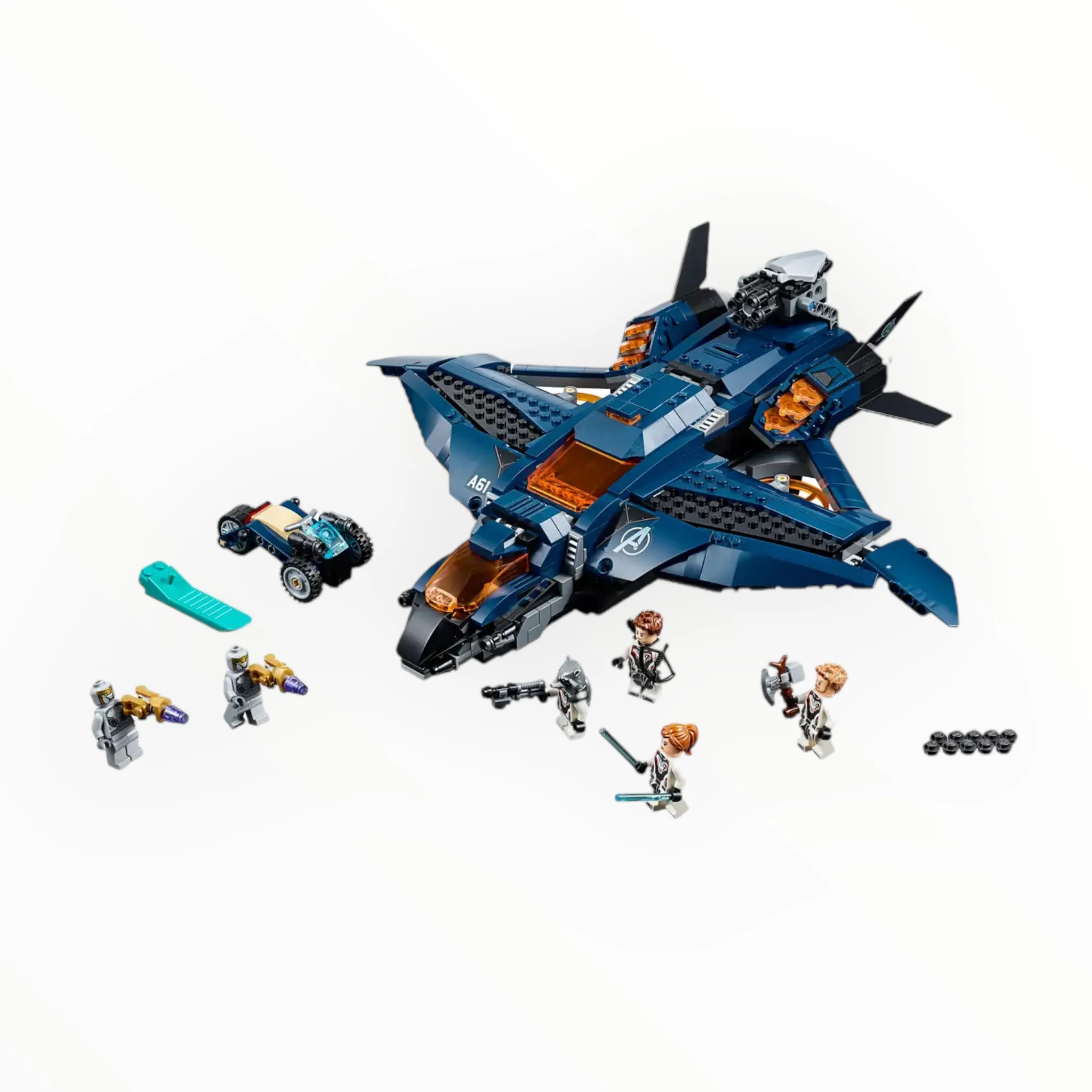 Retired Set 76126 Marvel Avengers Ultimate Quinjet - Image 3