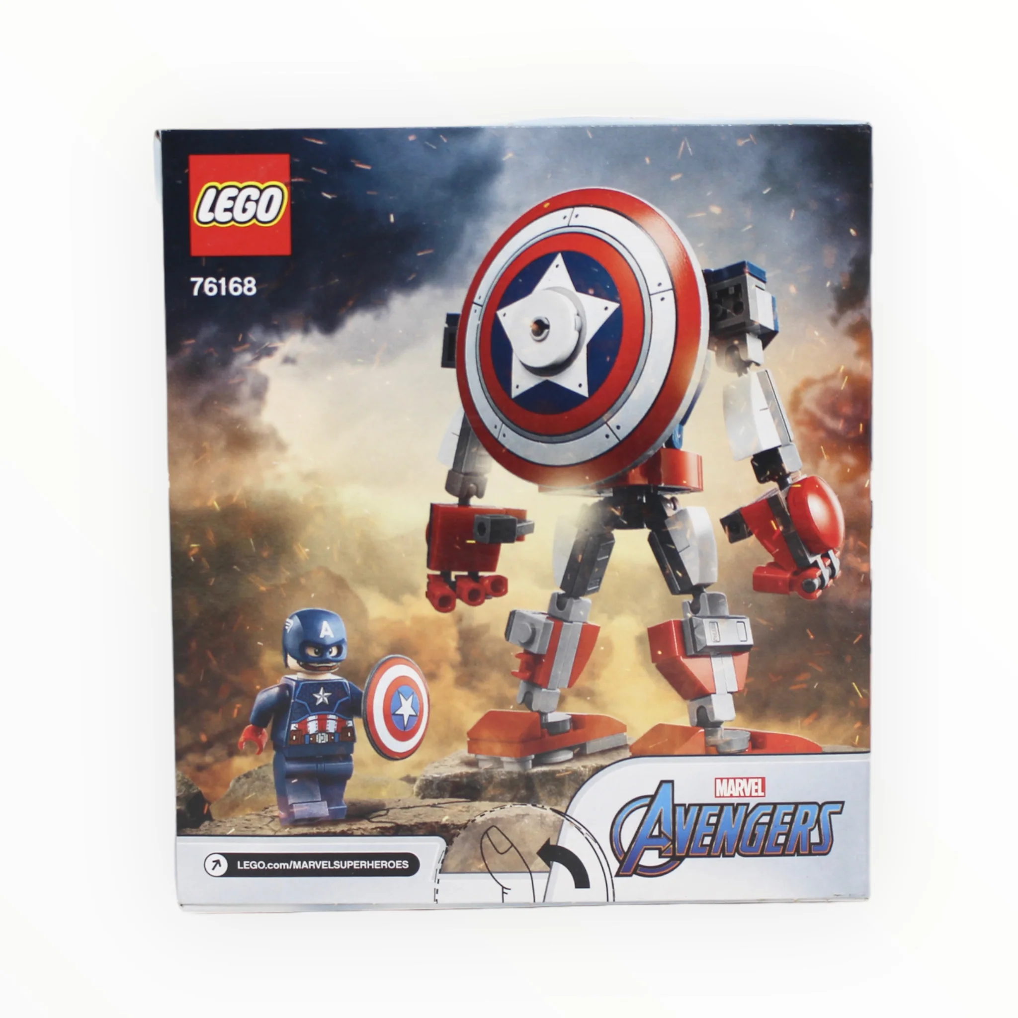 Retired Set 76168 Avengers Captain America Mech Armor - Image 2