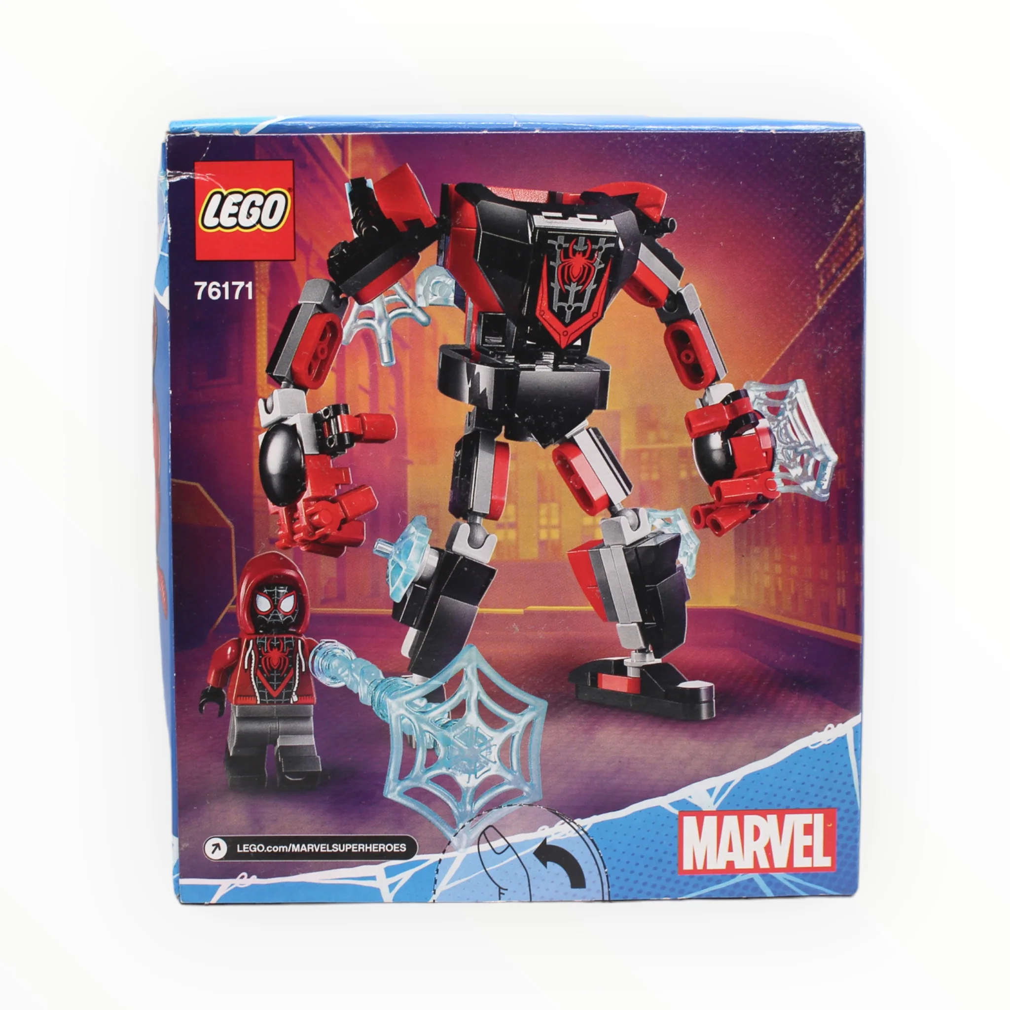 Retired Set 76171 Spider-Man Miles Morales Mech Armor - Image 2