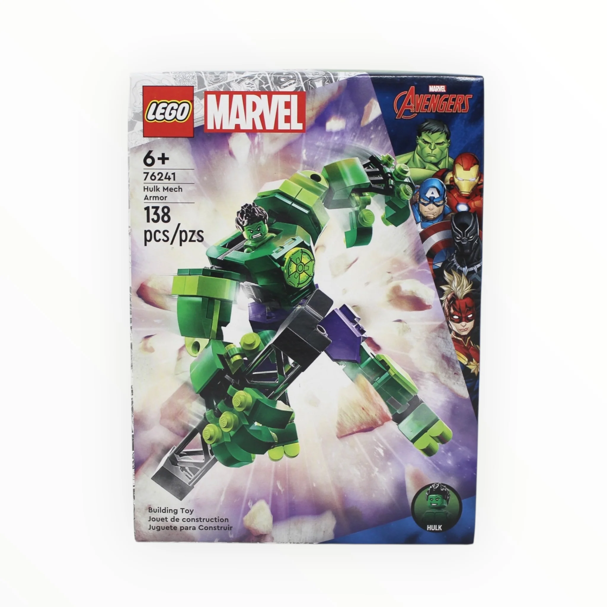 Retired Set 76241 Marvel Hulk Mech Armor
