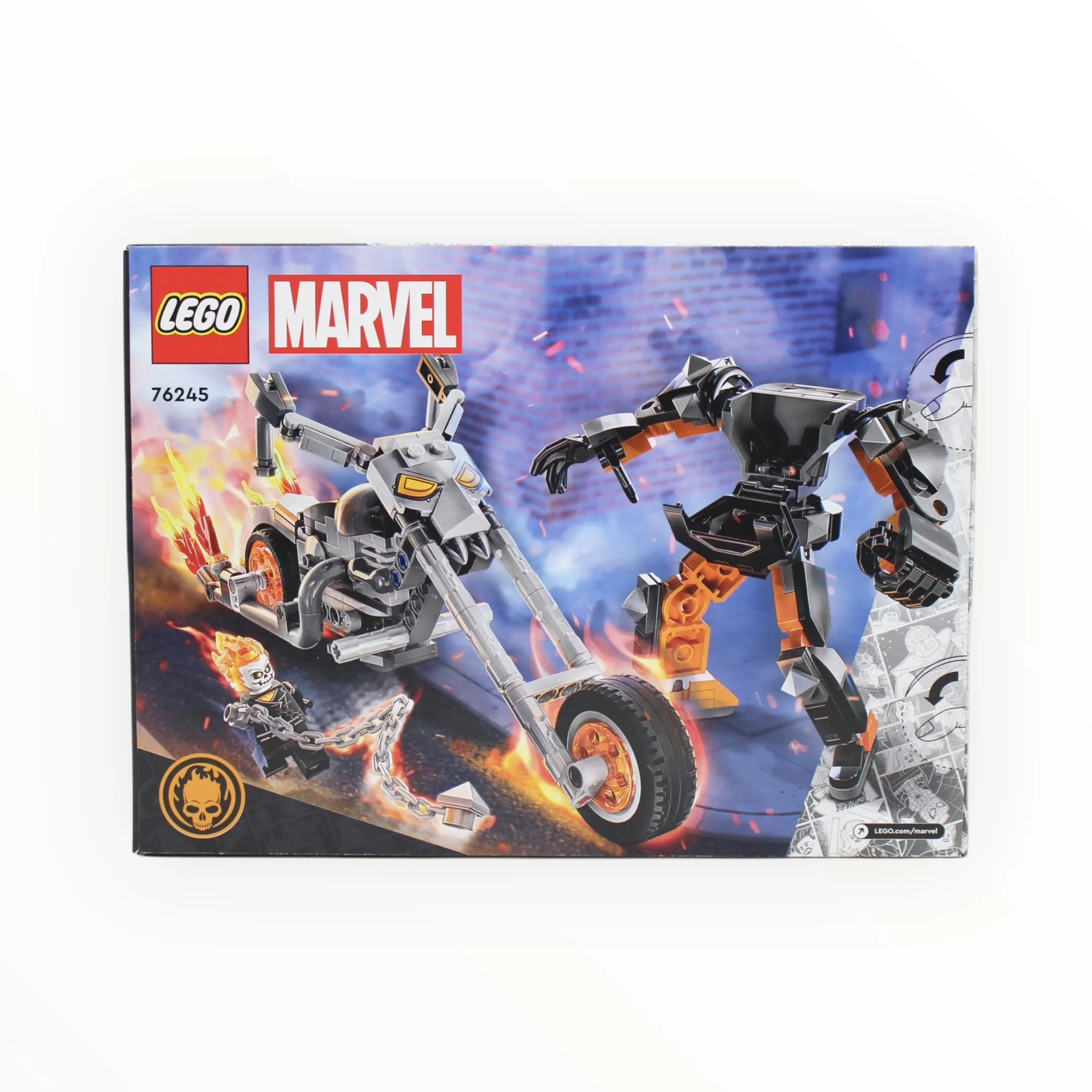 Retired Set 76245 Marvel Ghost Rider Mech & Bike - Image 2