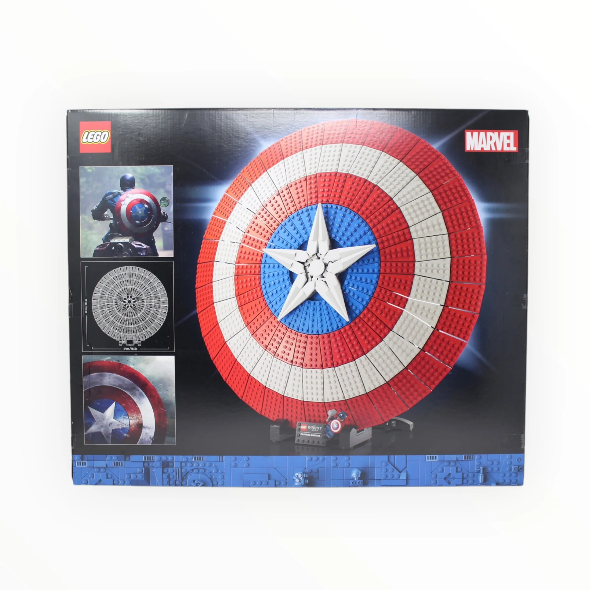 Retired Set 76262 Marvel Captain America’s Shield - Image 2