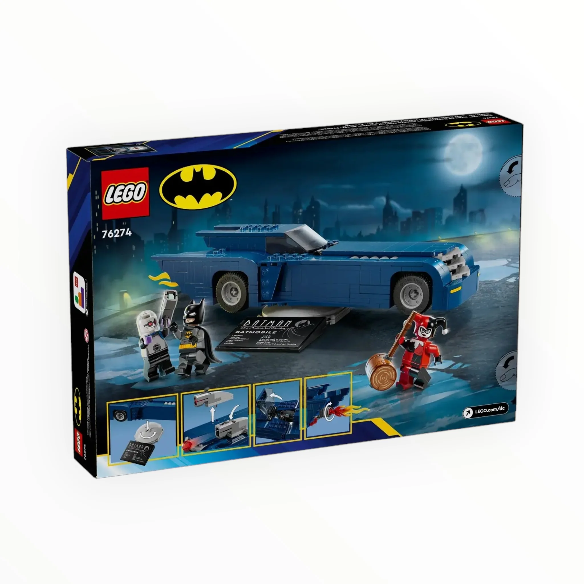 76274 DC Batman with the Batmobile vs. Harley Quinn and Mr. Freeze - Image 3