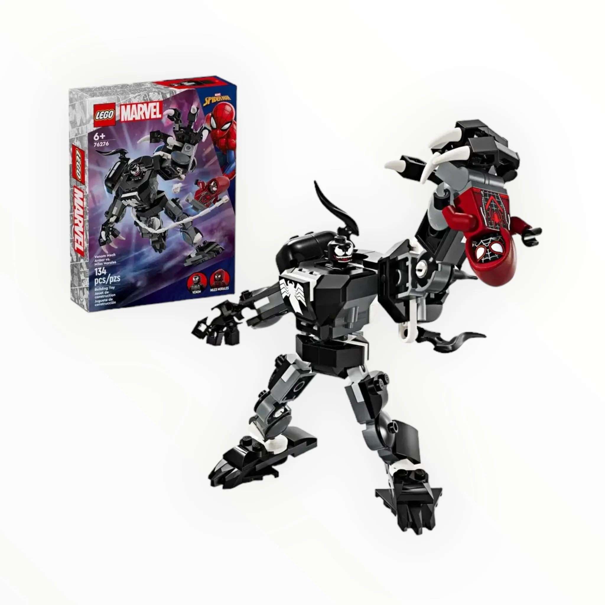 76276 Marvel Venom Mech Armor vs. Miles Morales
