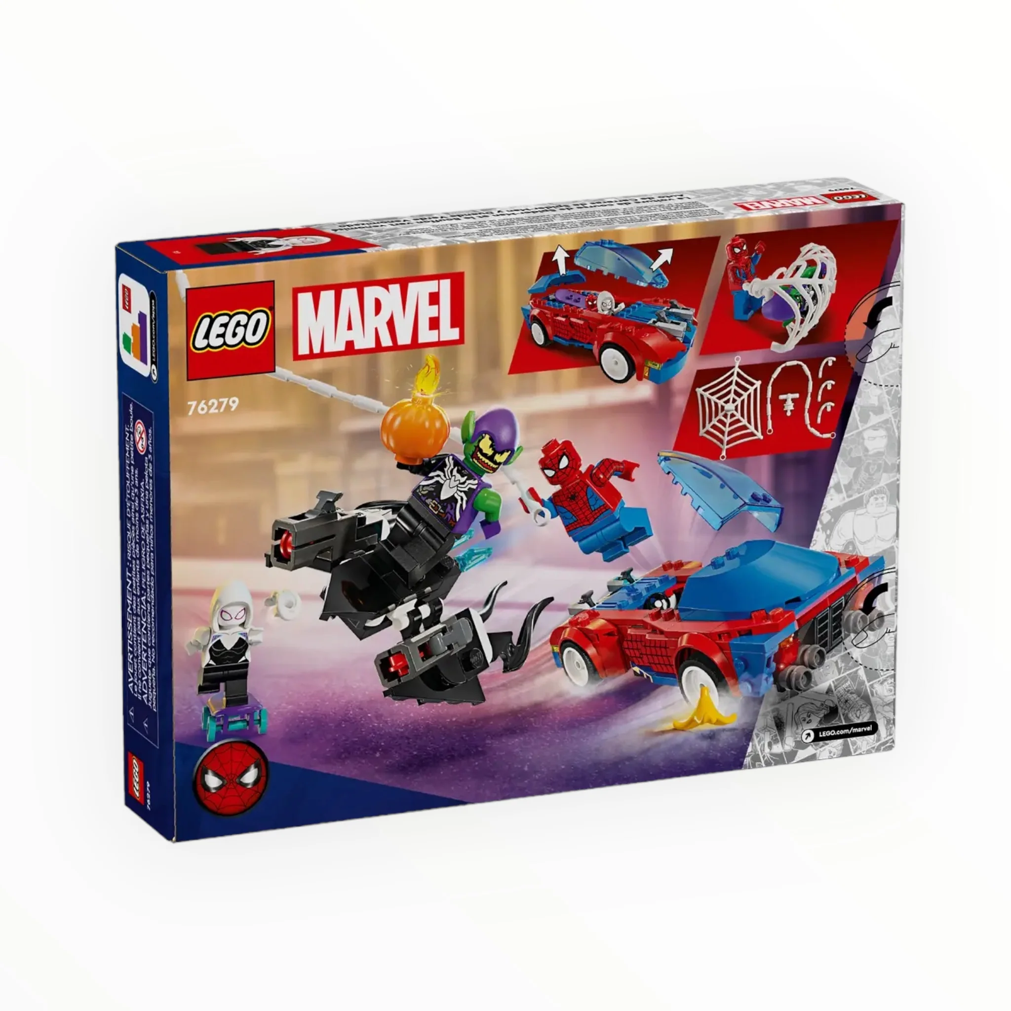 76279 Marvel Spider-Man Race Car & Venom Green Goblin - Image 2