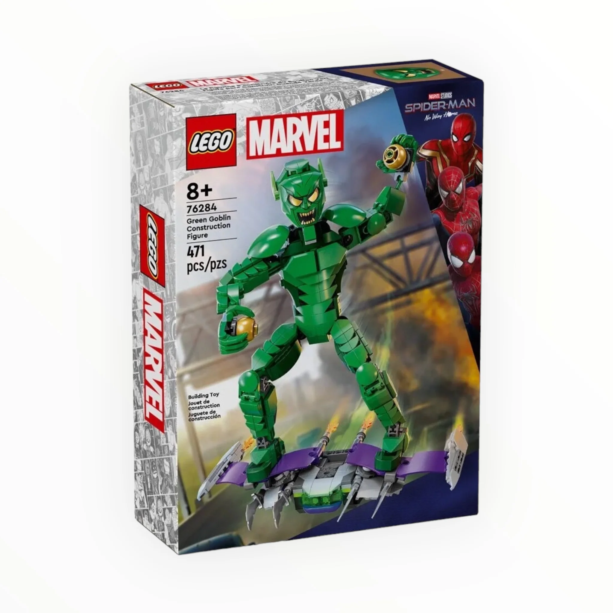 76284 Marvel Green Goblin Construction Figure - Image 2