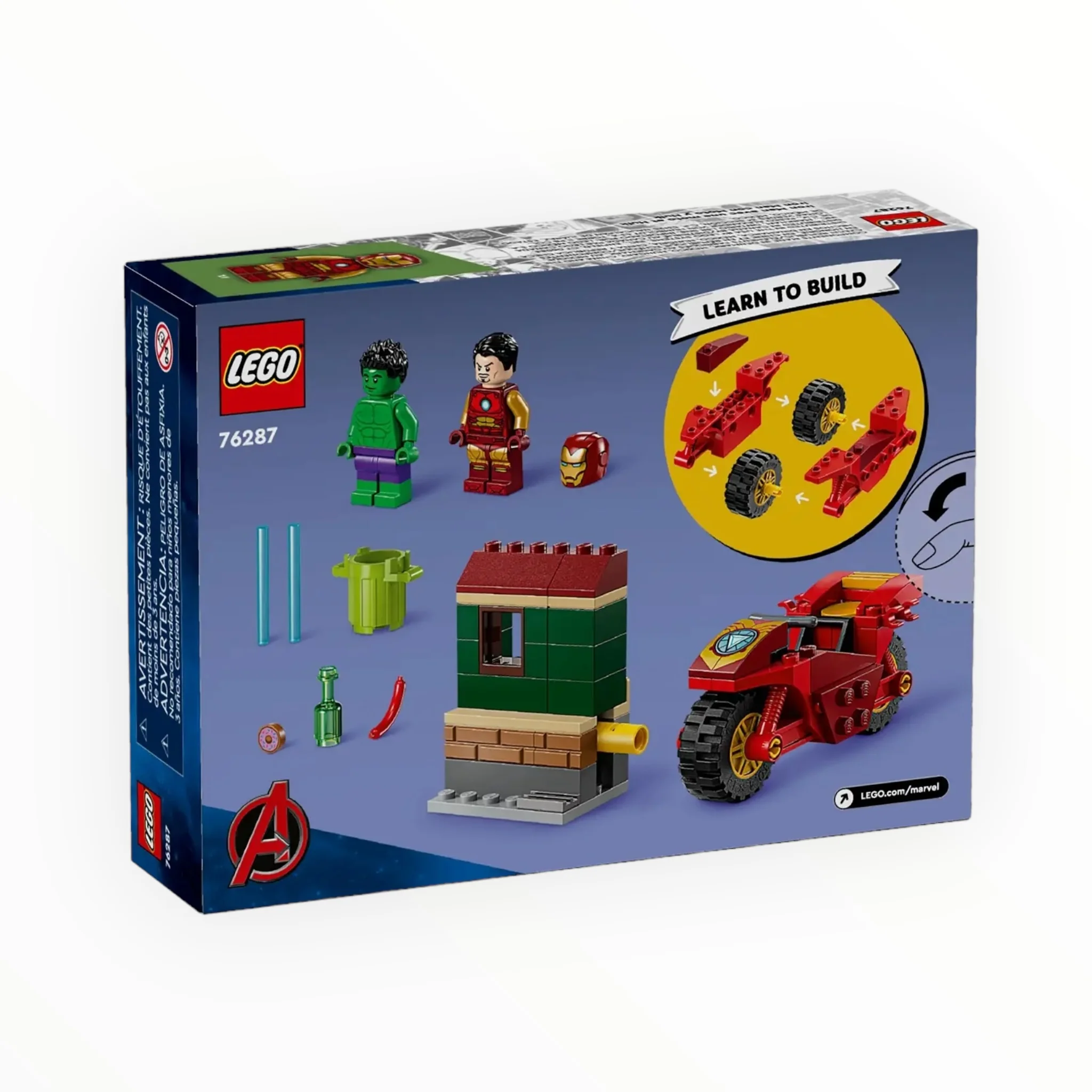 76287 Marvel Iron Man with Bike and The Hulk - Image 3