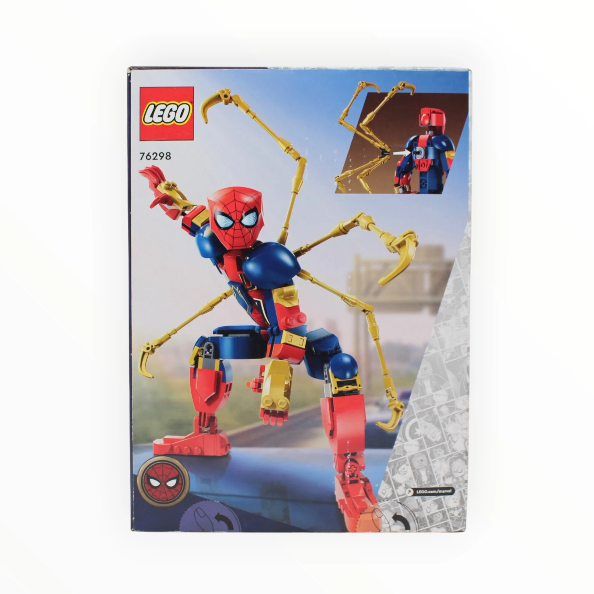 Retired Set 76298 Marvel Iron Spider-Man Construction Figure - Image 2