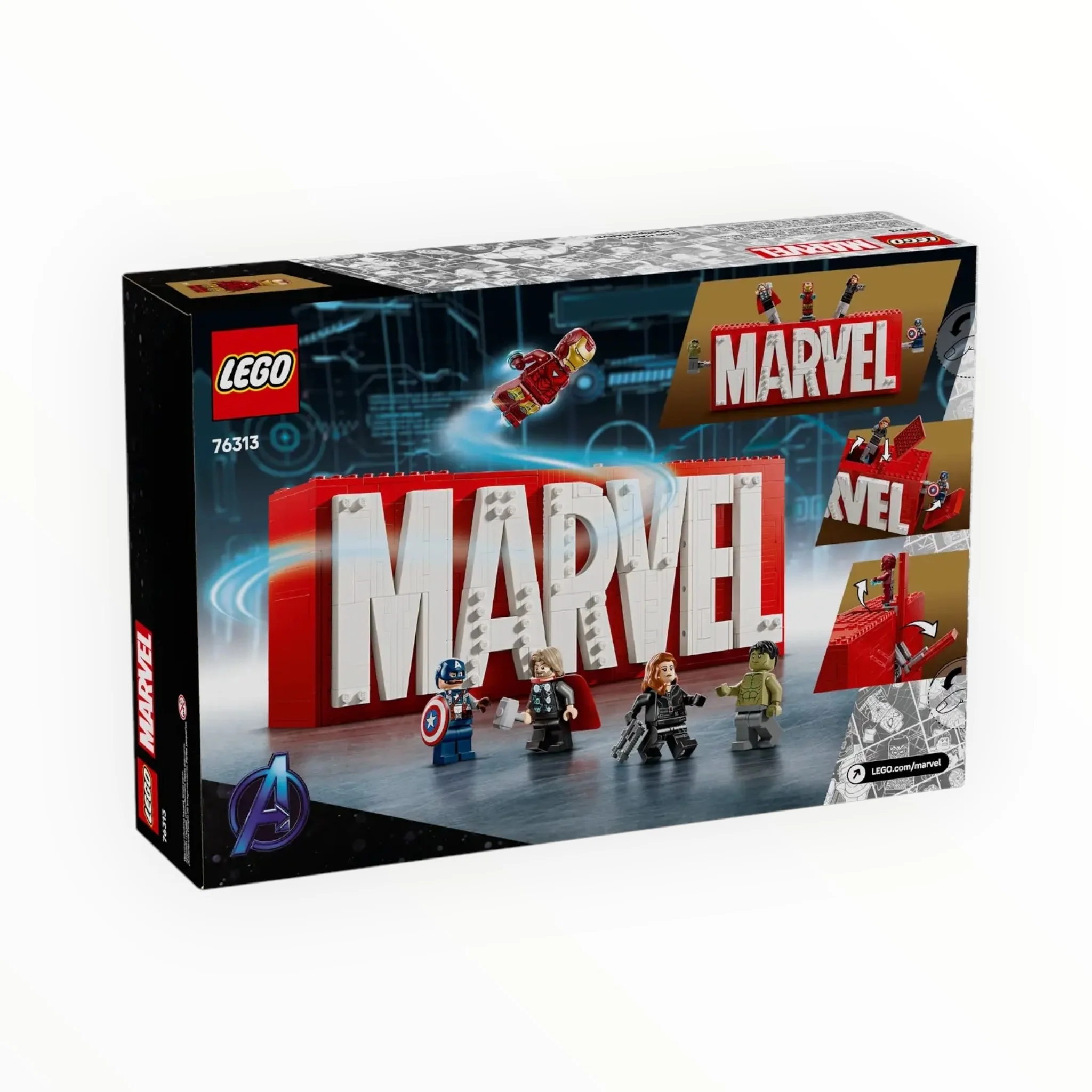 76313 MARVEL Logo & Minifigures - Image 3
