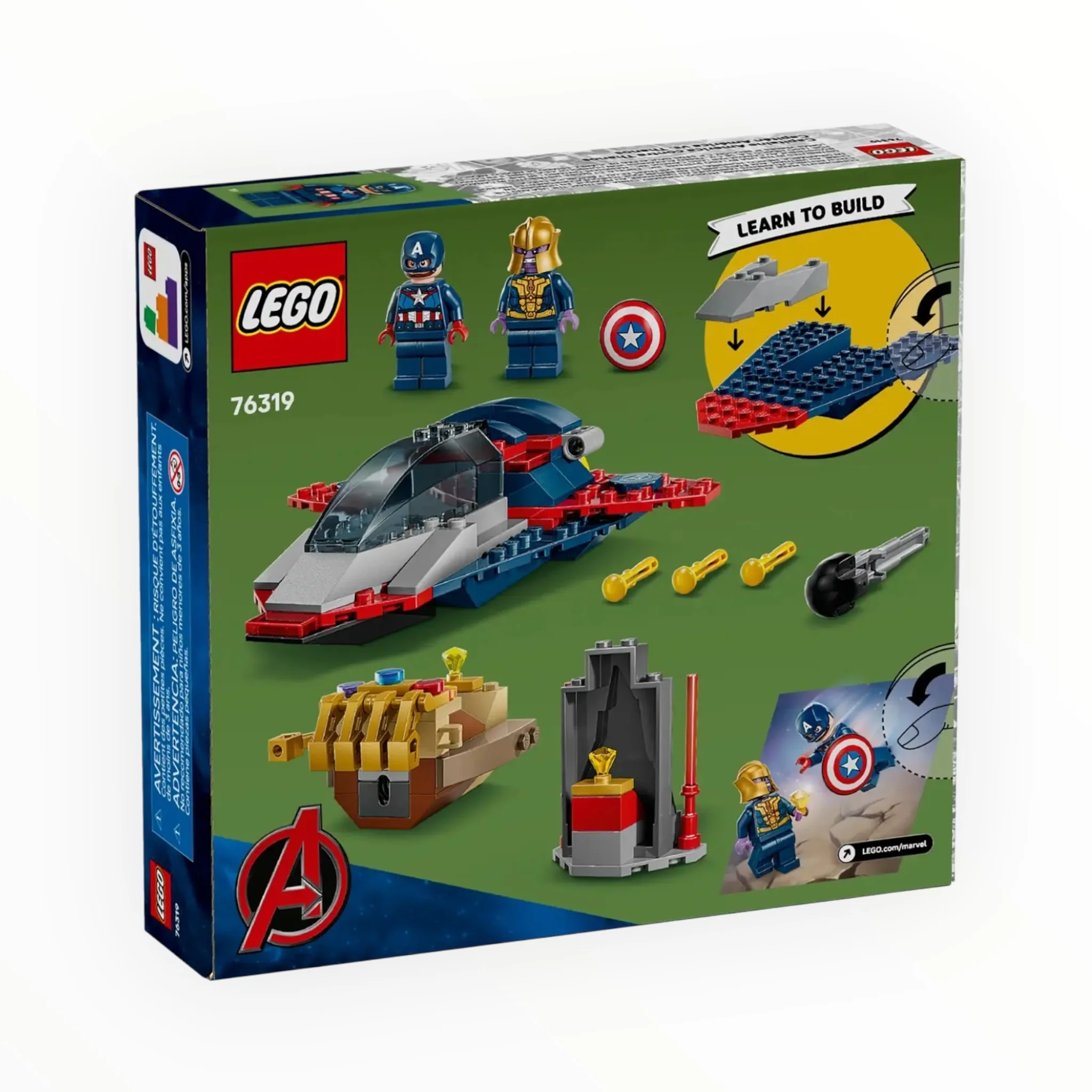 76319 Marvel Captain America vs. Thanos - Image 3