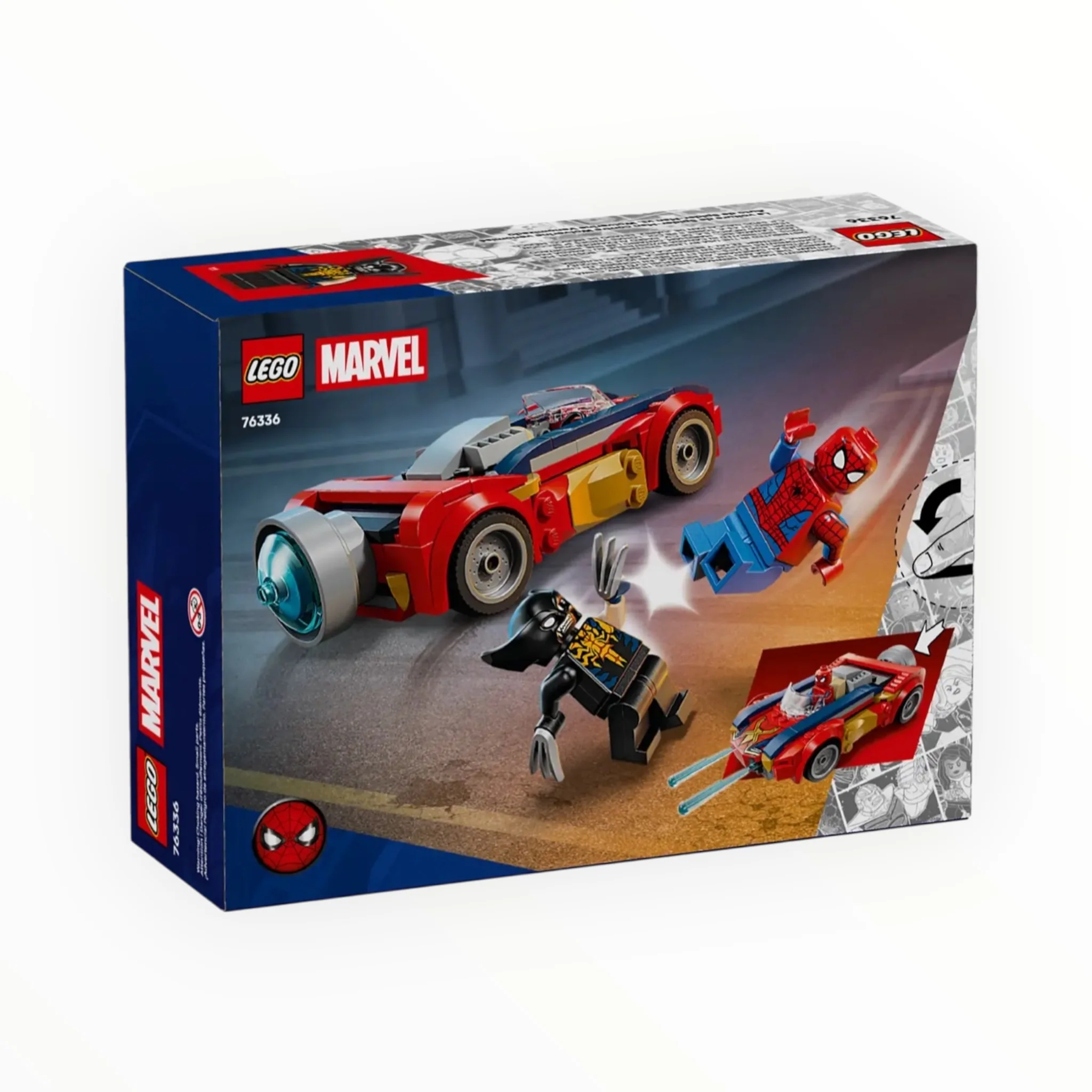 76336 Marvel Spider-Man Car vs. Venomized Wolverine - Image 3