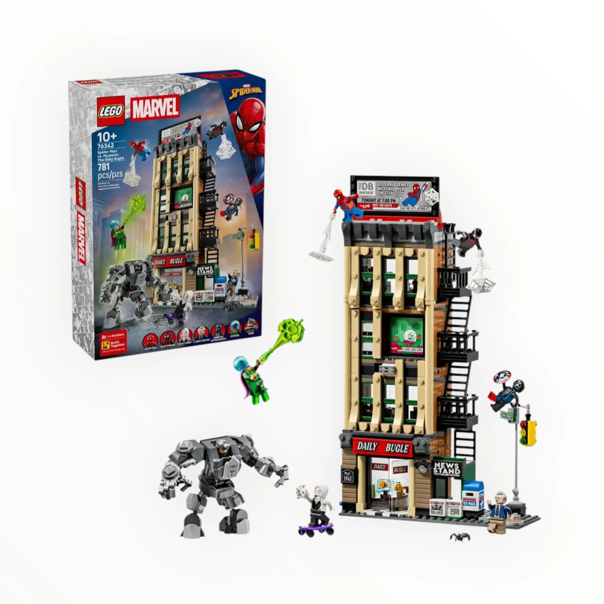76342 Marvel Spider-Man vs. Mysterio: The Daily Bugle