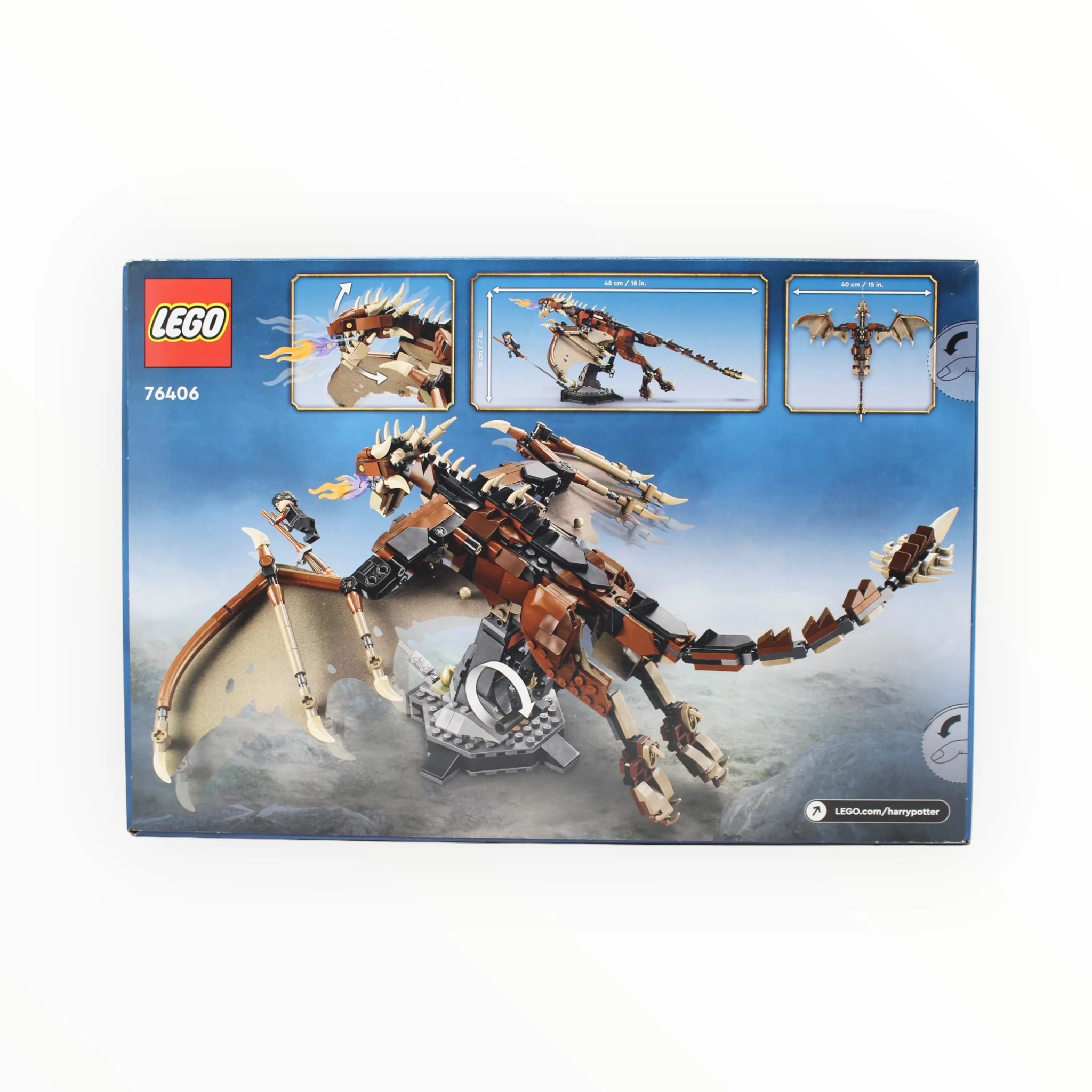 Retired Set 76406 Harry Potter Hungarian Horntail Dragon - Image 2
