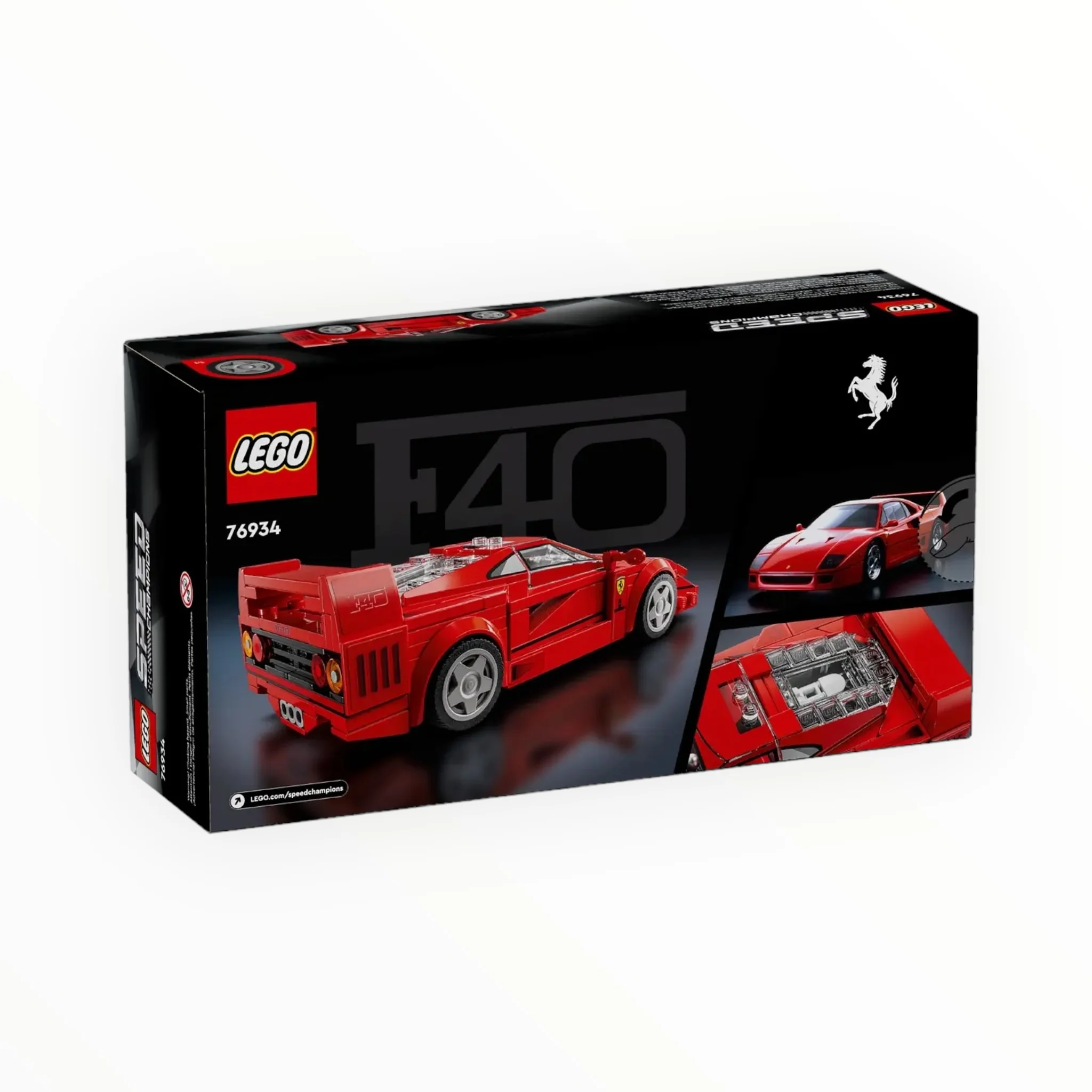 76934 Speed Champions Ferrari F40 Supercar - Image 3