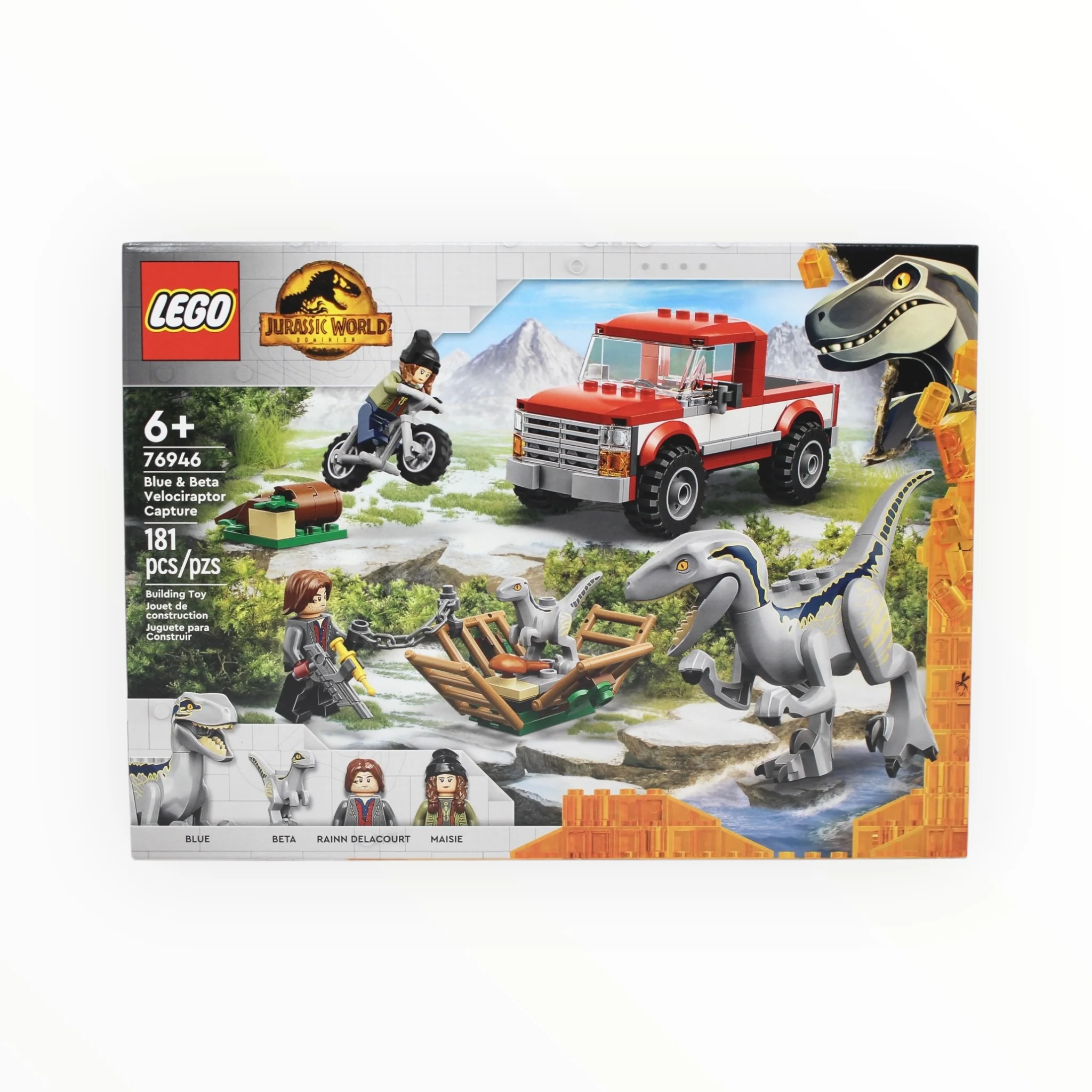Retired Set 76946 Jurassic World Blue & Beta Velociraptor Capture