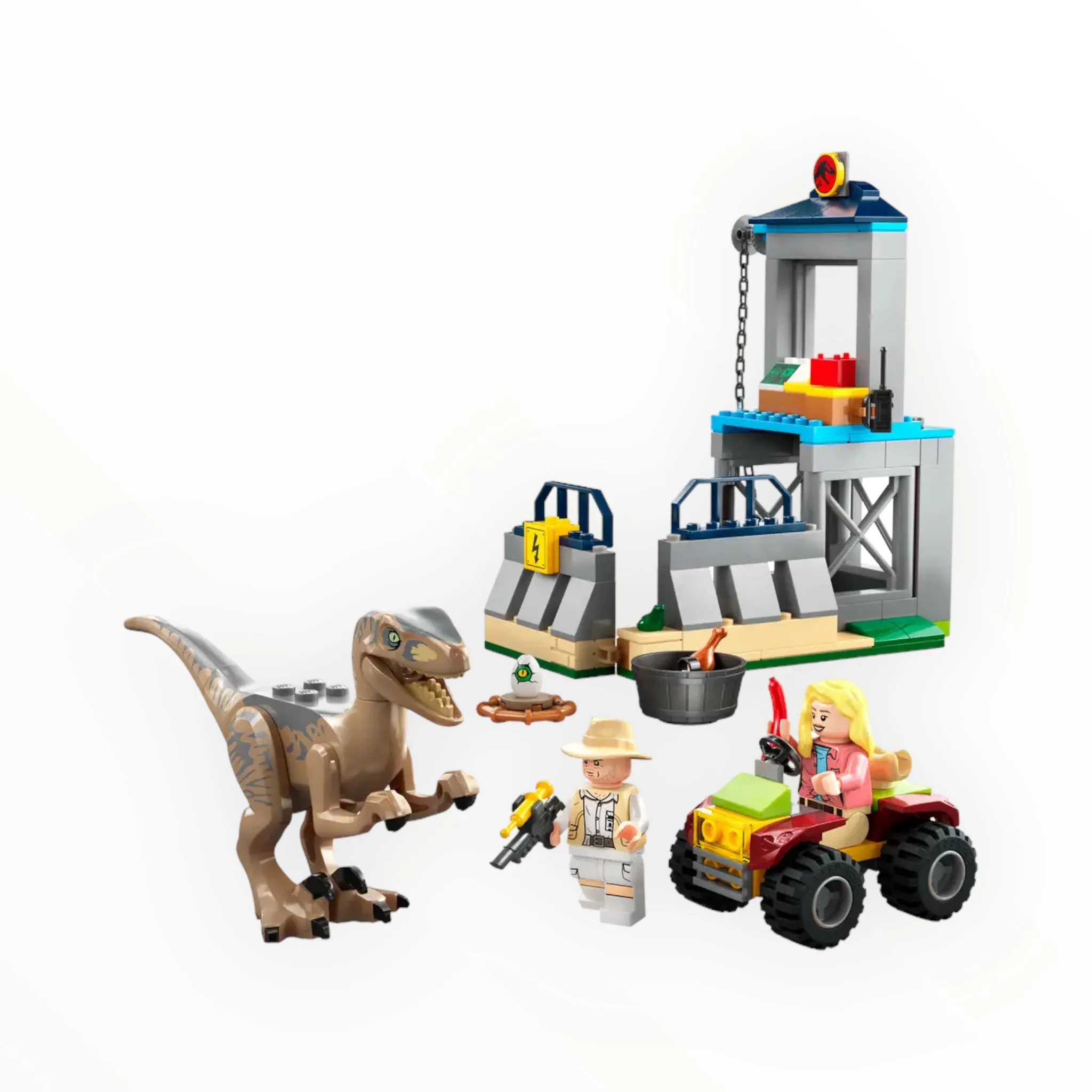 Retired Set 76957 Jurassic Park Velociraptor Escape - Image 3