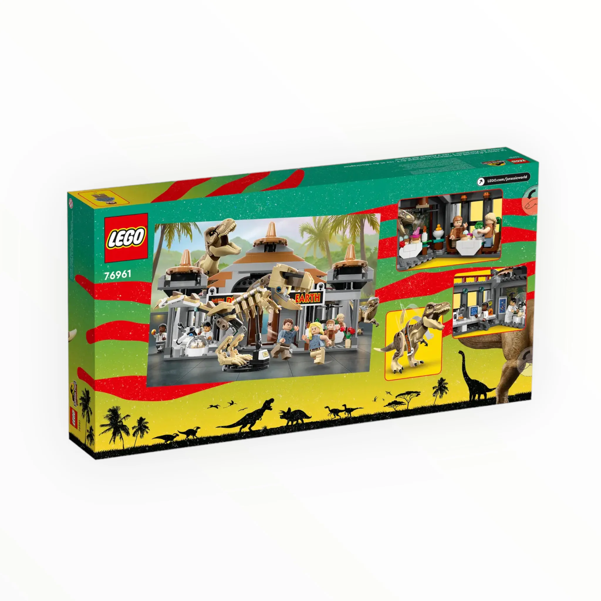 76961 Jurassic Park Visitor Center: T. rex & Raptor Attack - Image 3